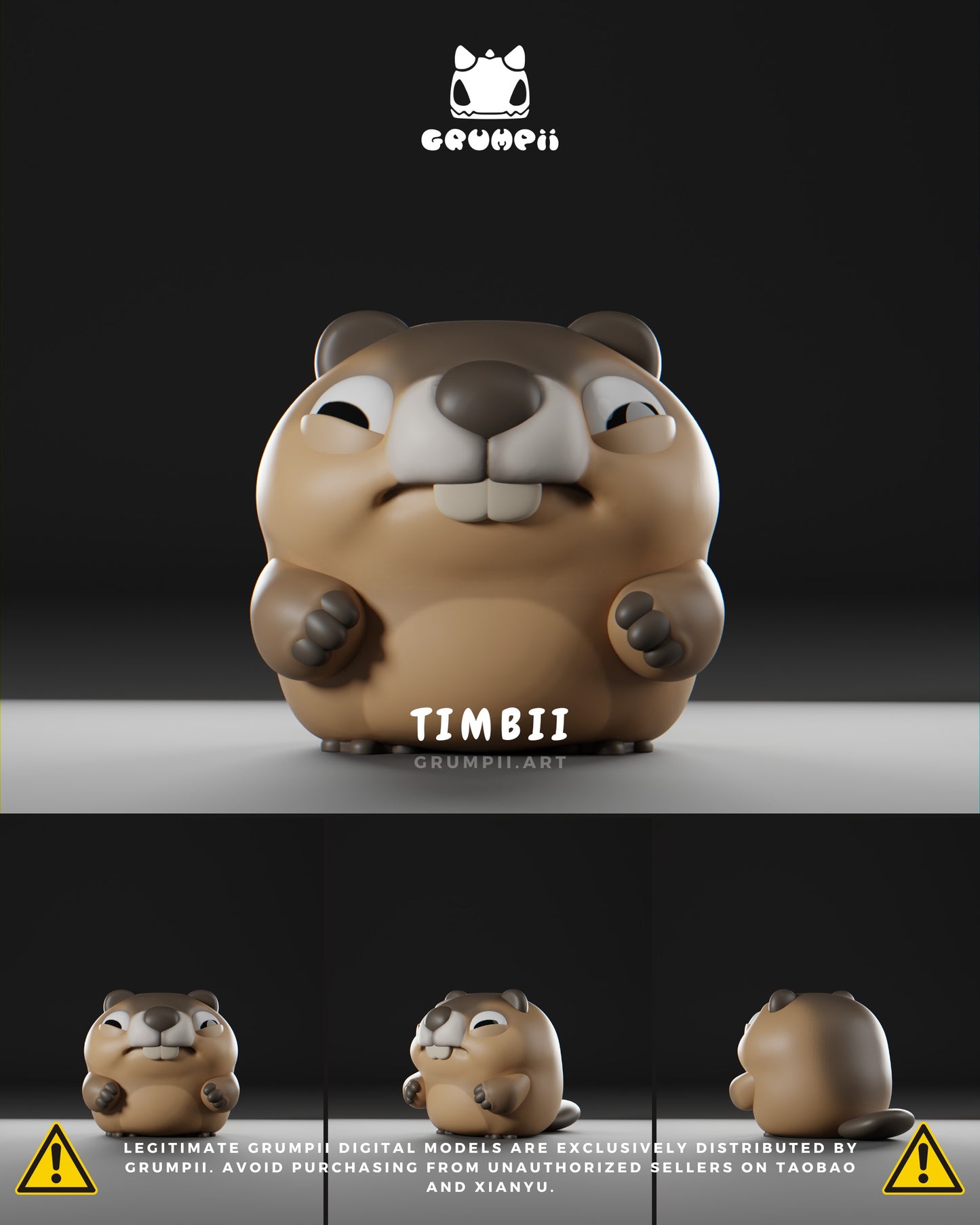 Grumpii Art Toy - Munchii Squad