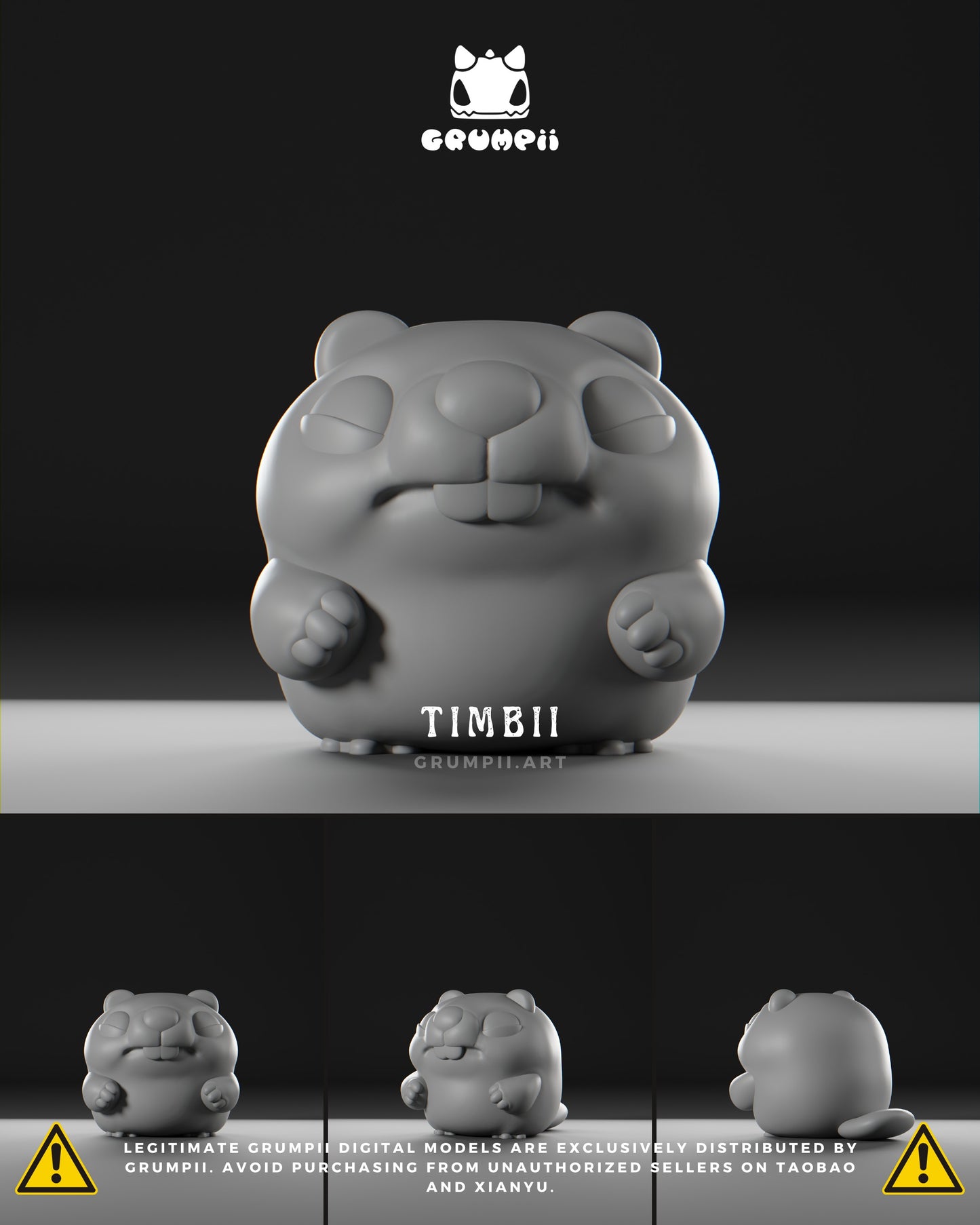 Grumpii Art Toy - Munchii Squad