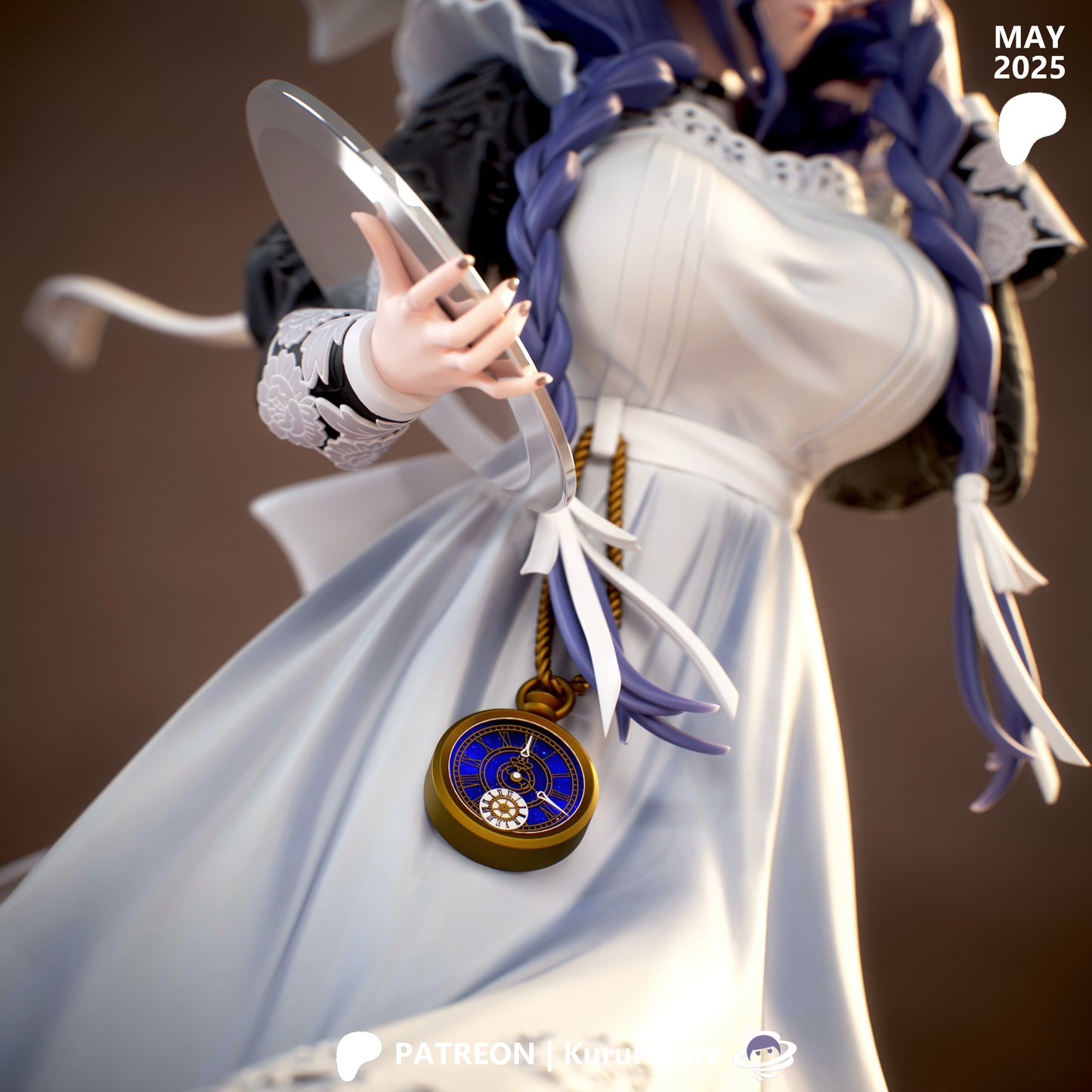 Kuru Figures Maid Kronii
