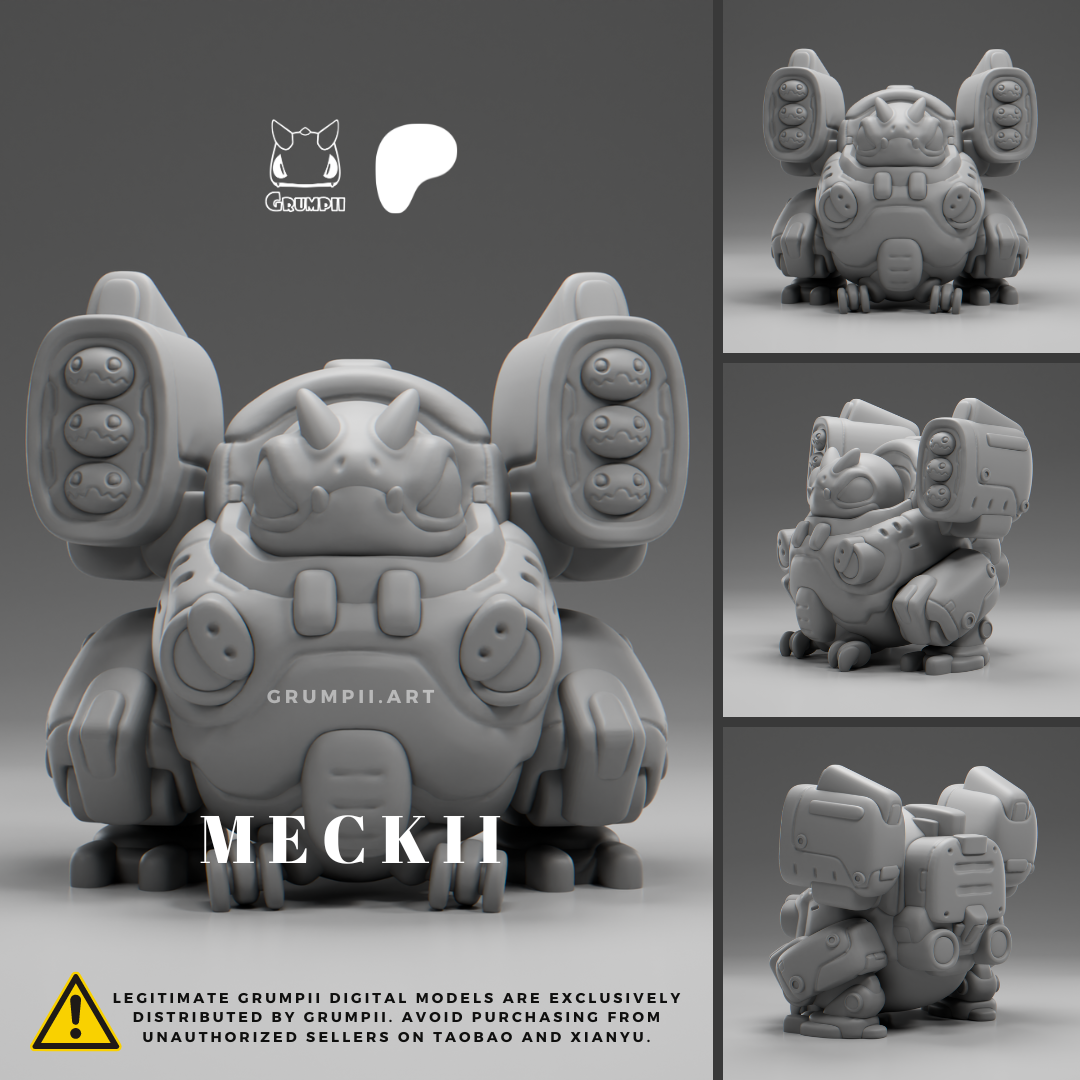 Grumpii Art Toy - Armored beasts