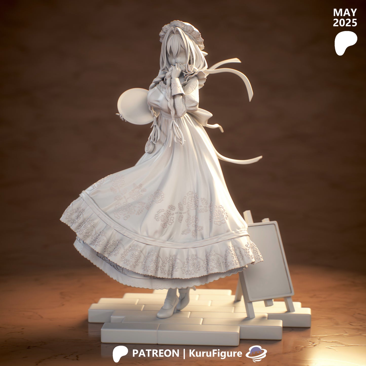 Kuru Figures Maid Kronii