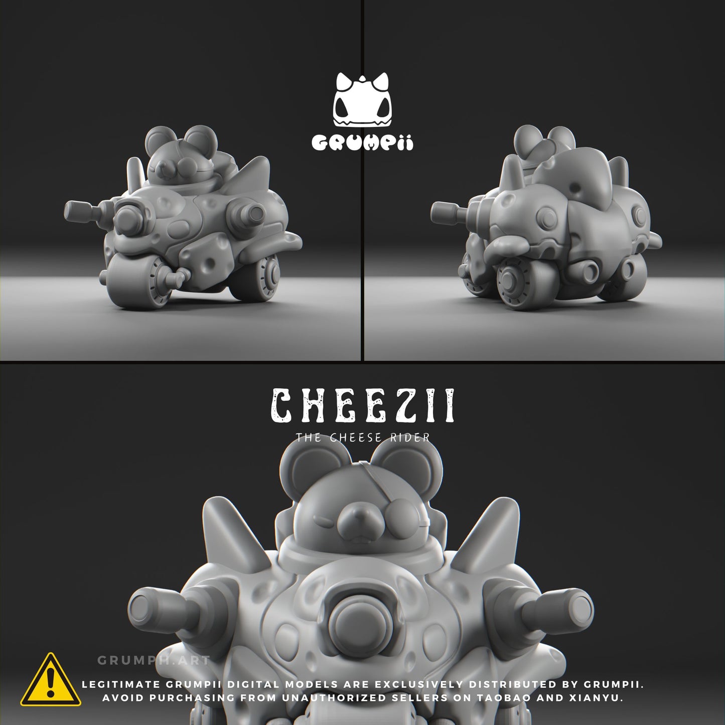 Grumpii Art Toy - Armored beasts 2