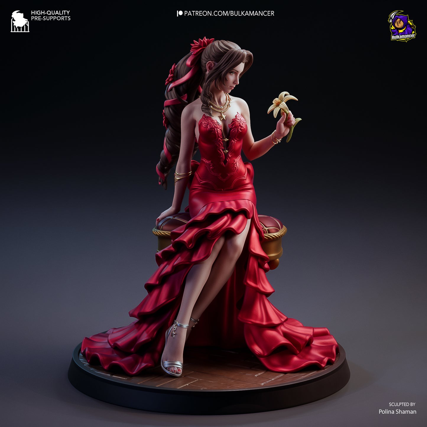 Bulkamancer Sculps Aerith - Final Fantasy VII