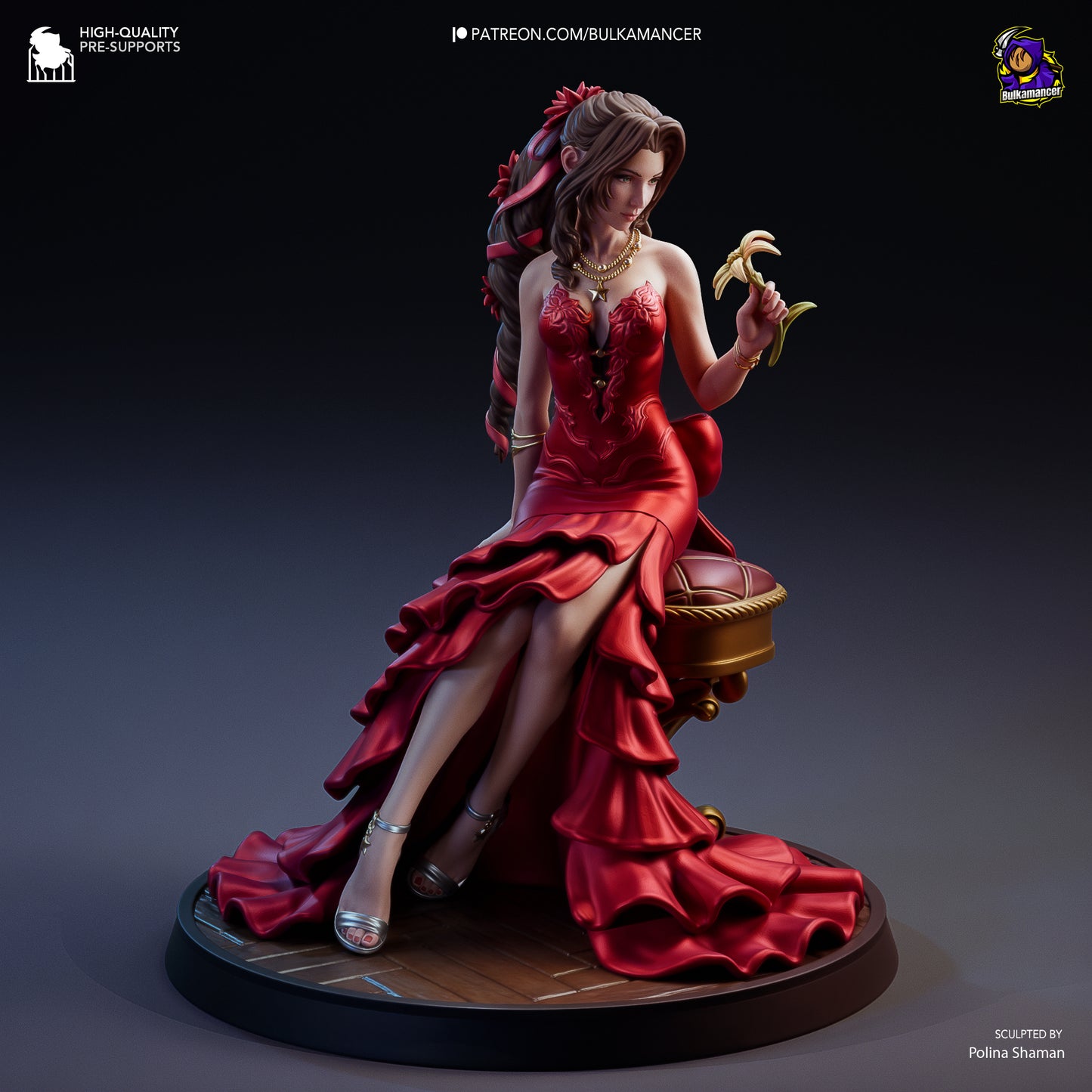 Bulkamancer Sculps Aerith - Final Fantasy VII