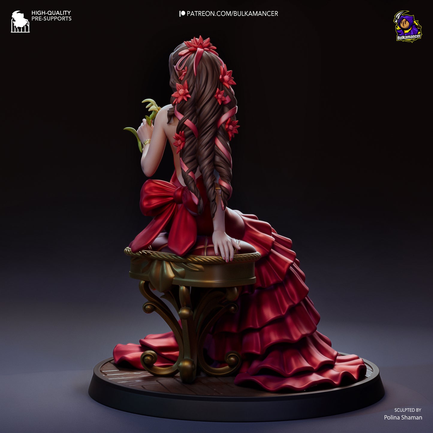 Bulkamancer Sculps Aerith - Final Fantasy VII