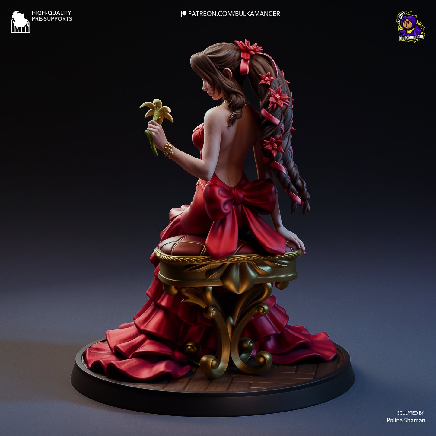 Bulkamancer Sculps Aerith - Final Fantasy VII