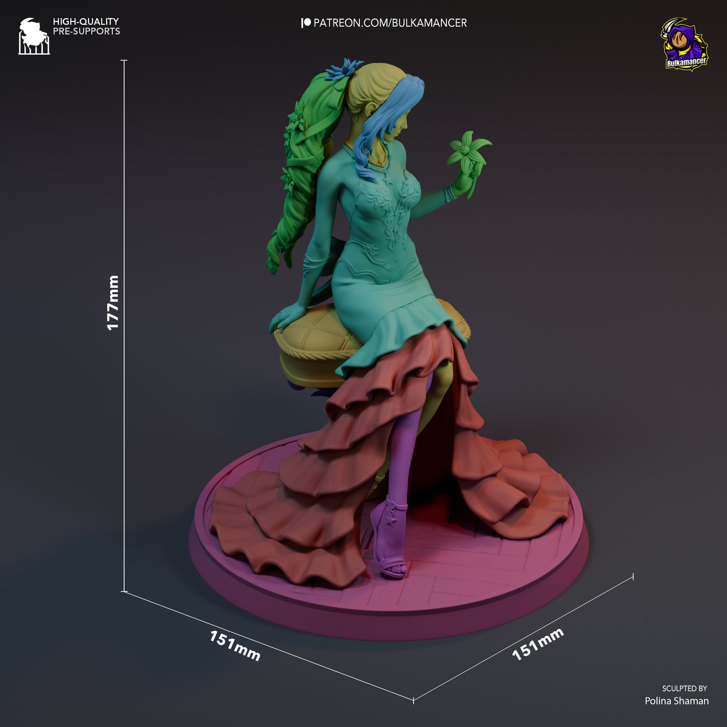 Bulkamancer Sculps Aerith - Final Fantasy VII