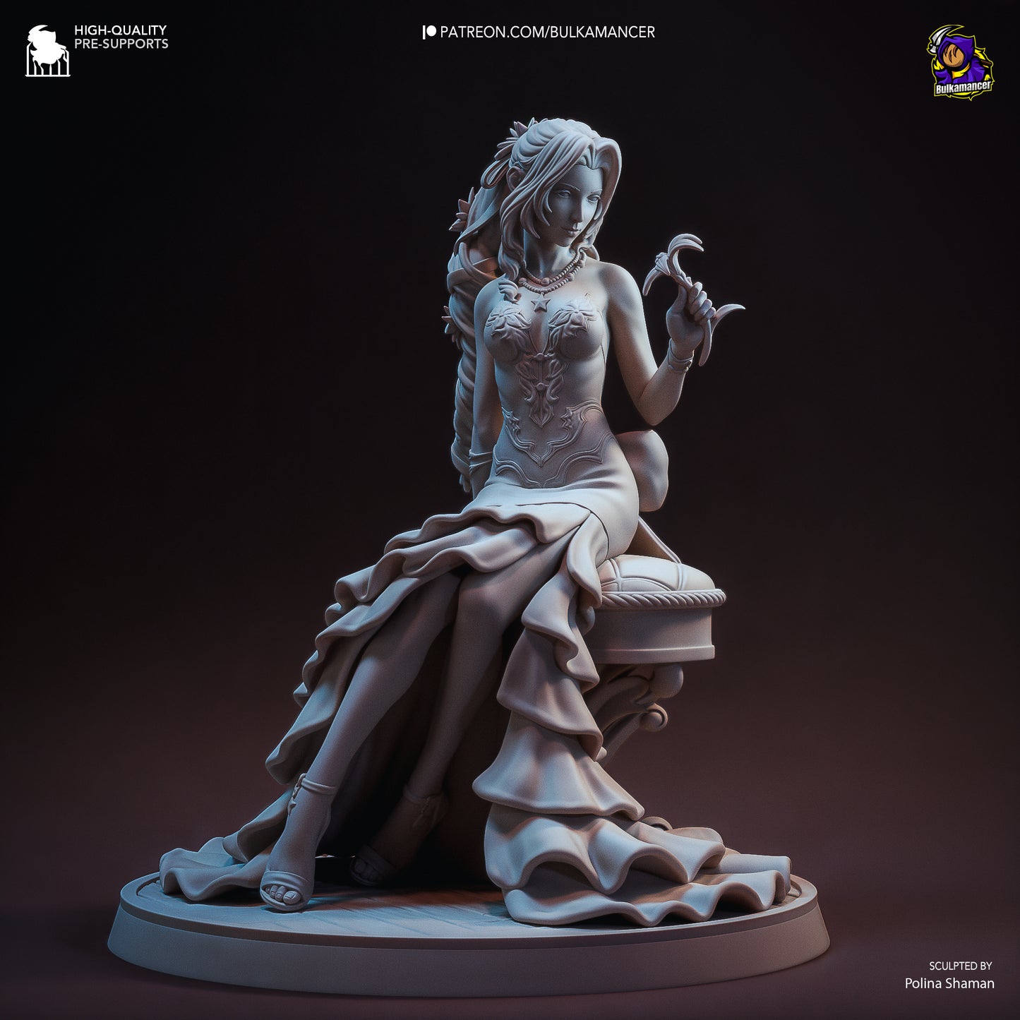 Bulkamancer Sculps Aerith - Final Fantasy VII