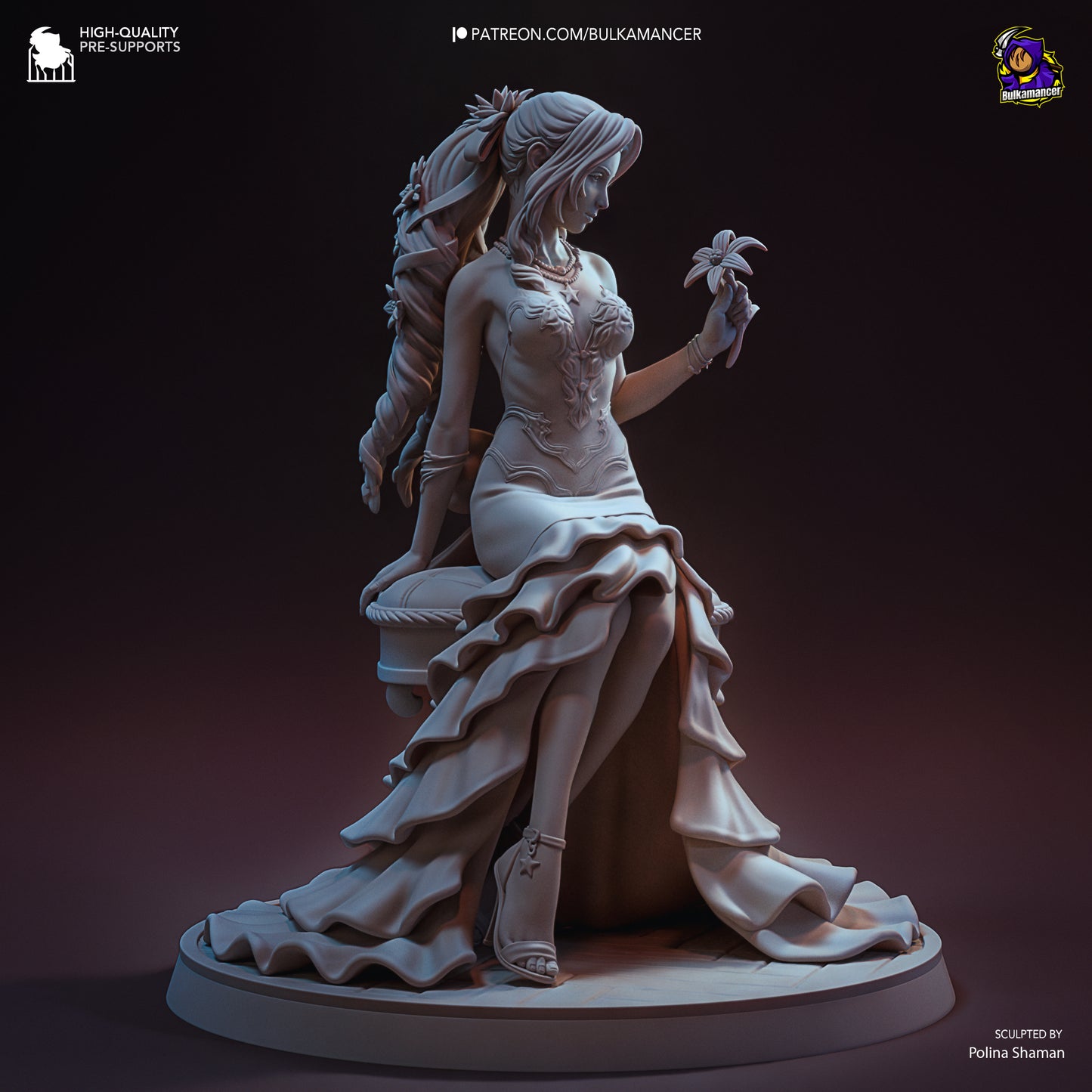 Bulkamancer Sculps Aerith - Final Fantasy VII