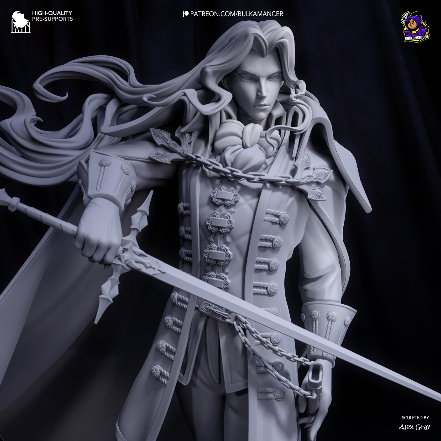 Bulkamancer Sculps Alucard - Castlevania