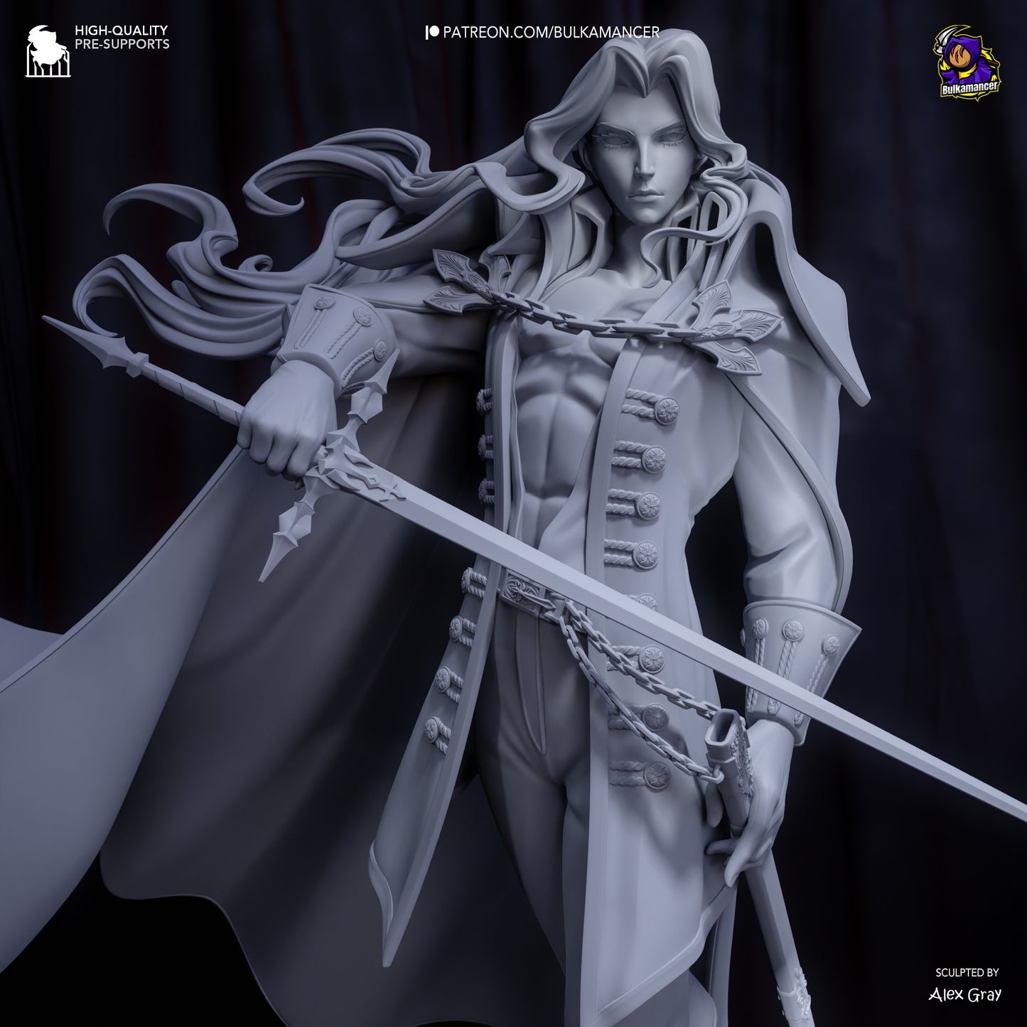 Bulkamancer Sculps Alucard - Castlevania