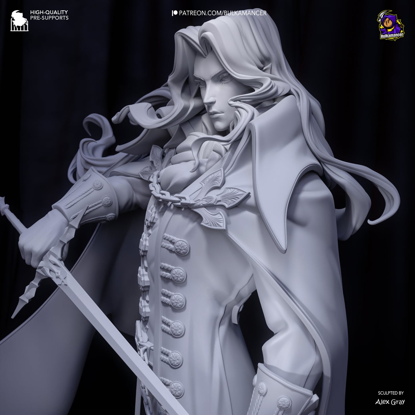 Bulkamancer Sculps Alucard - Castlevania