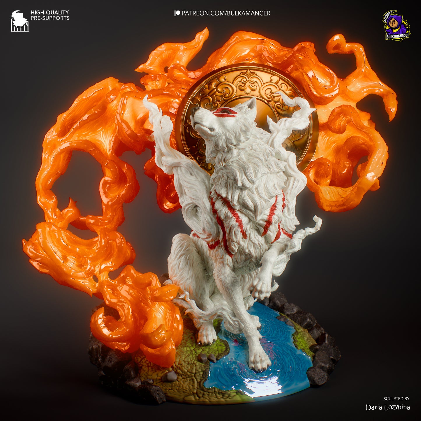 Bulkamancer Sculps Amaterasu - Okami