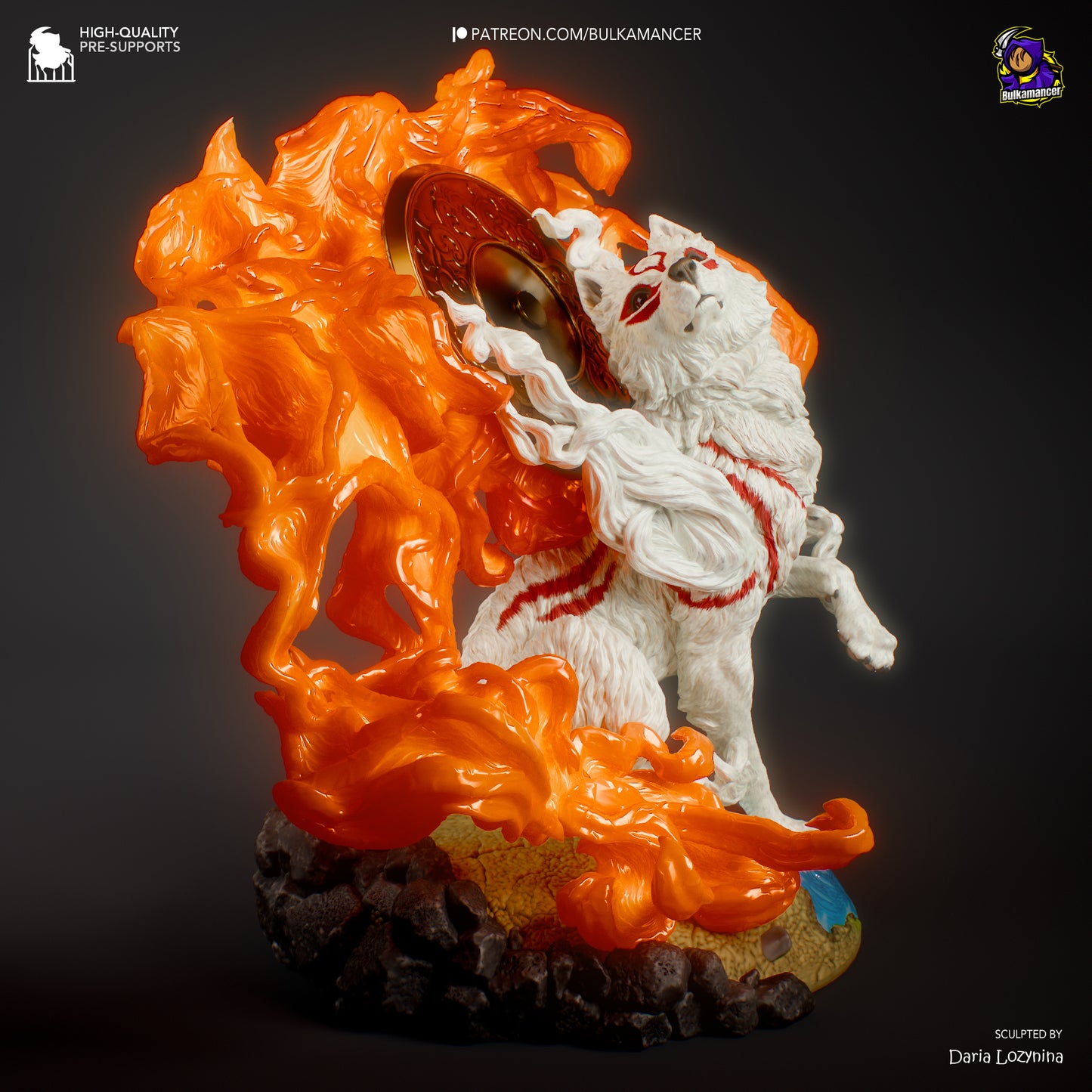 Bulkamancer Sculps Amaterasu - Okami