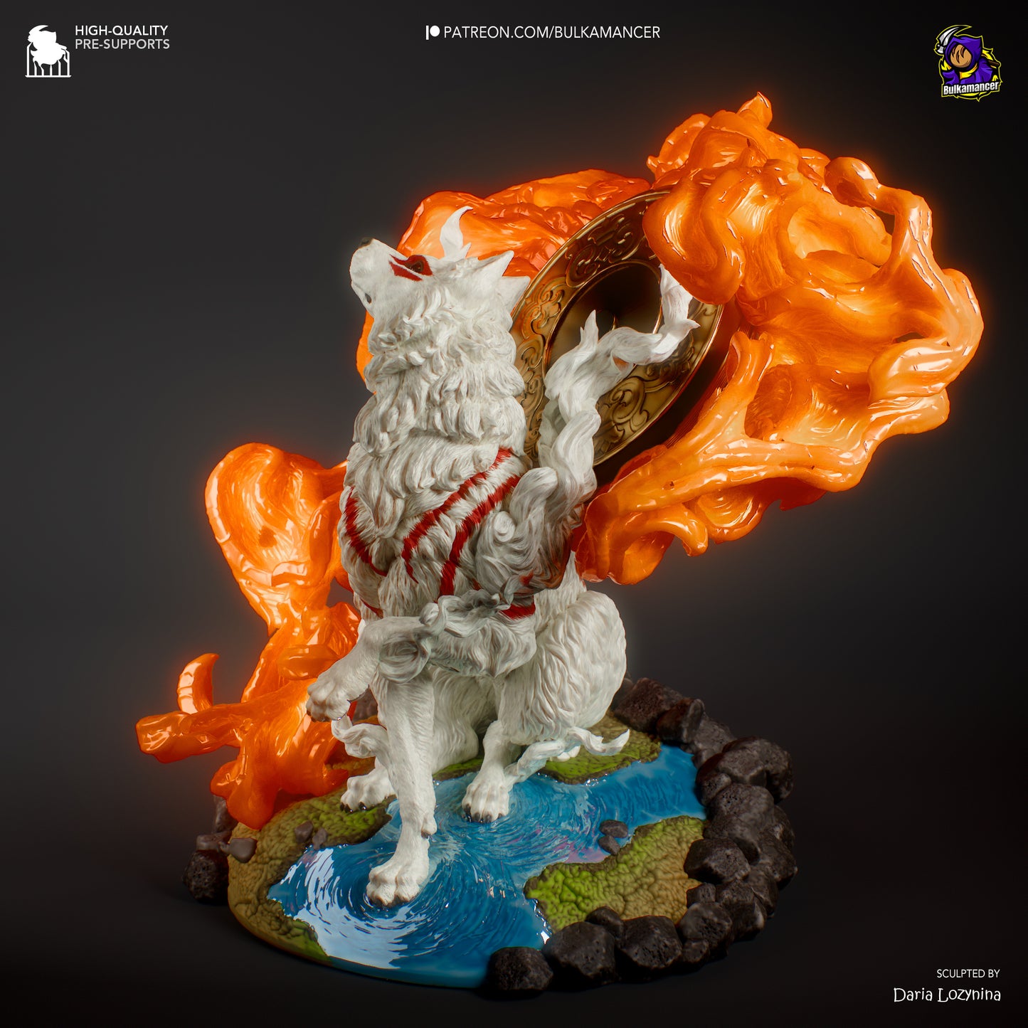 Bulkamancer Sculps Amaterasu - Okami