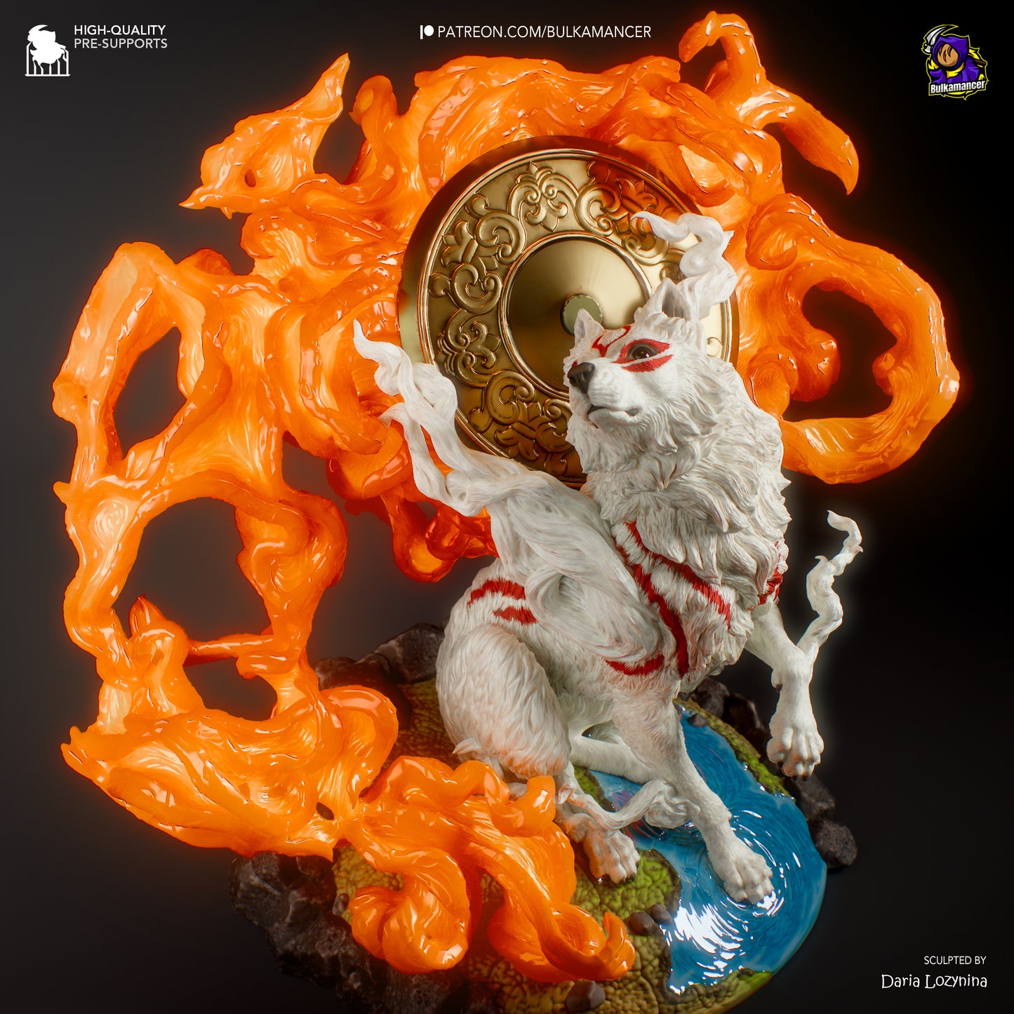Bulkamancer Sculps Amaterasu - Okami