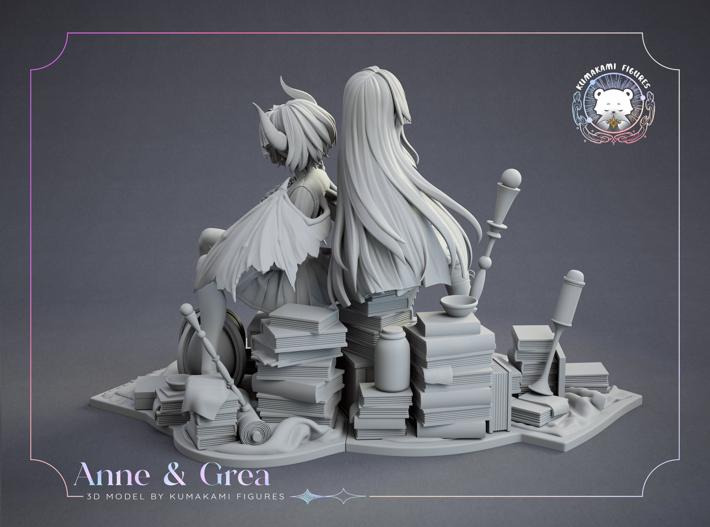 Anne and Grea Diorama - Granblue Fantasy / Shadowverse