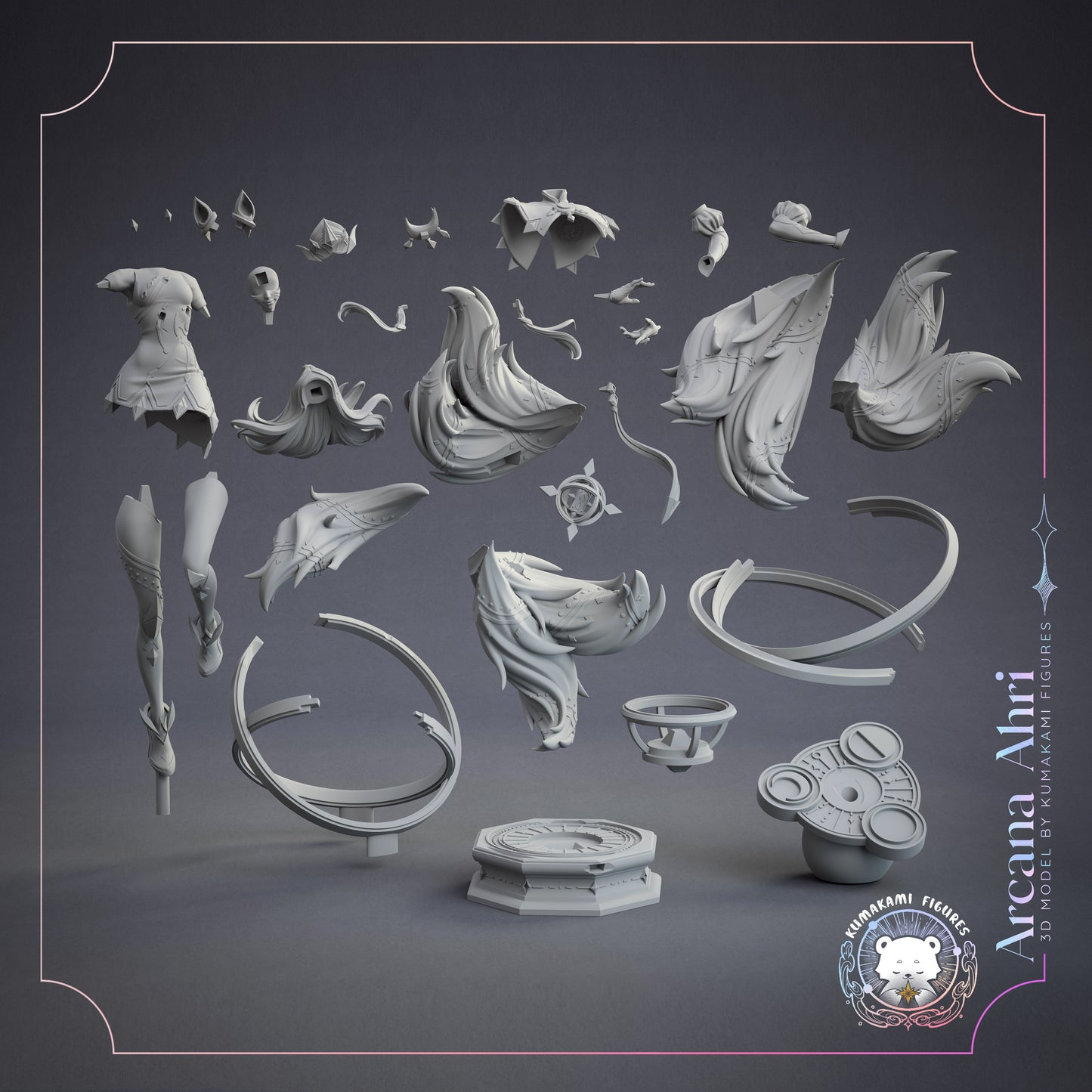 Kumakami Figures Arcana Ahri - League of Legend