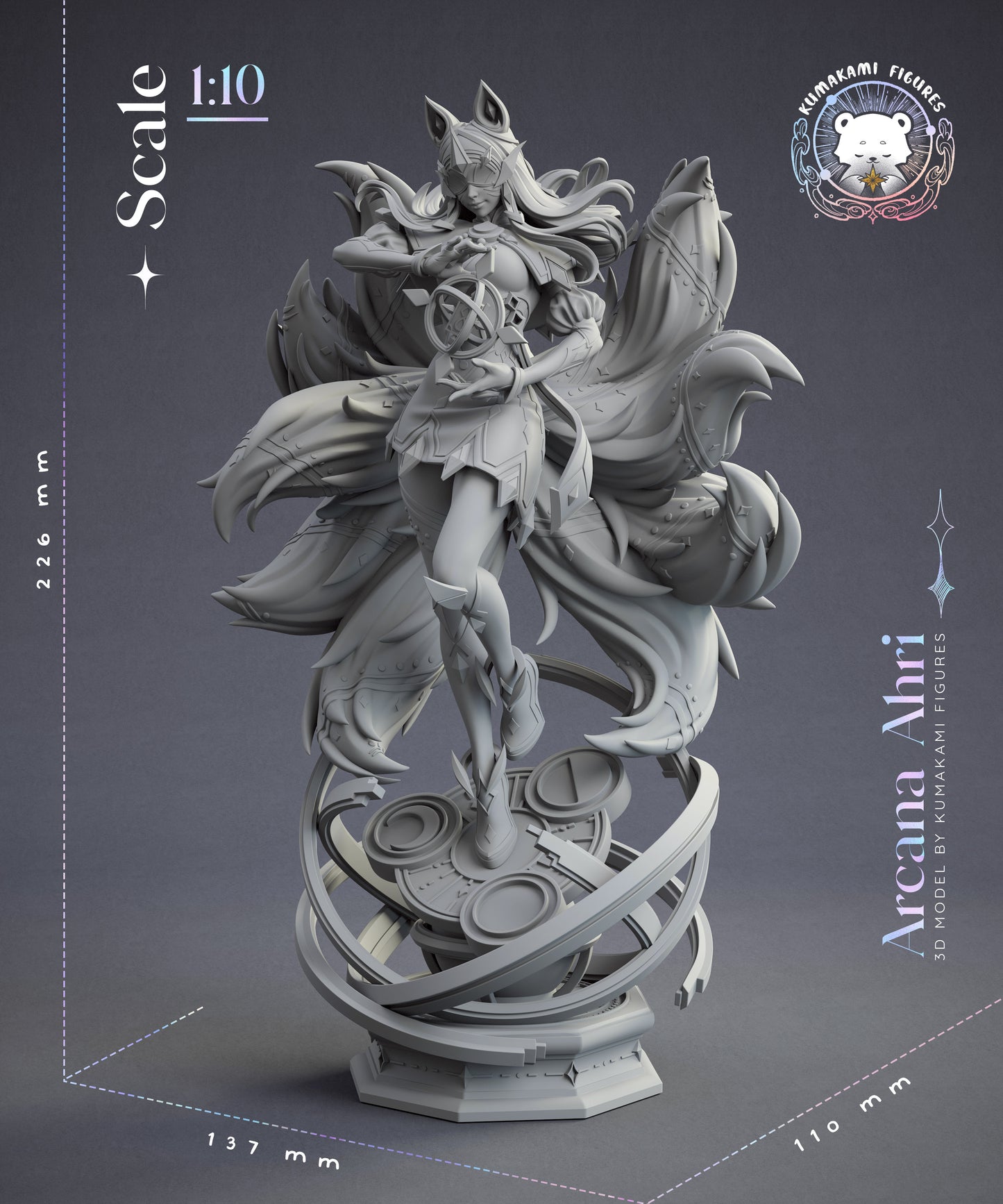 Kumakami Figures Arcana Ahri - League of Legend