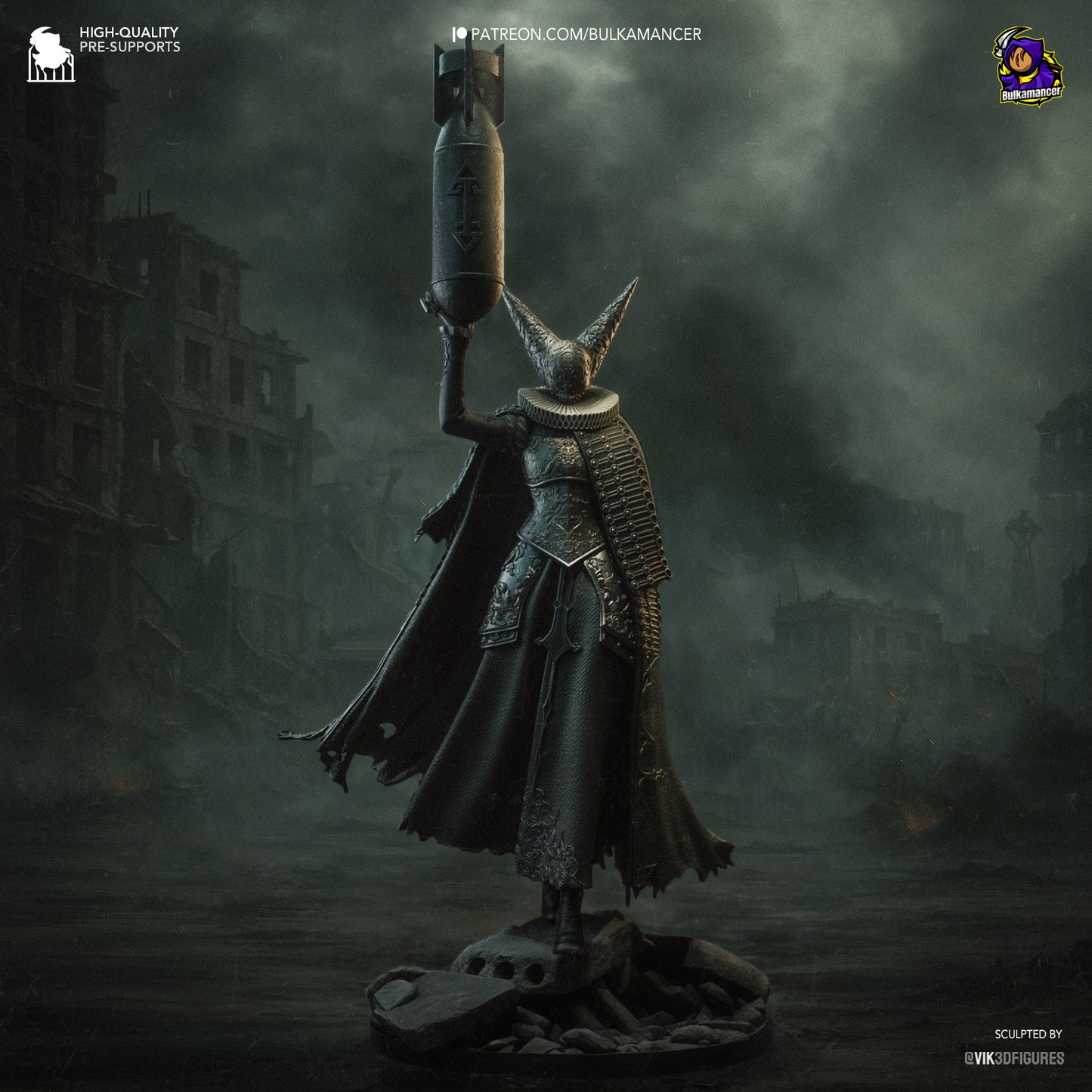 Bulkamancer Sculps Artillery Witch - Trench Crusade