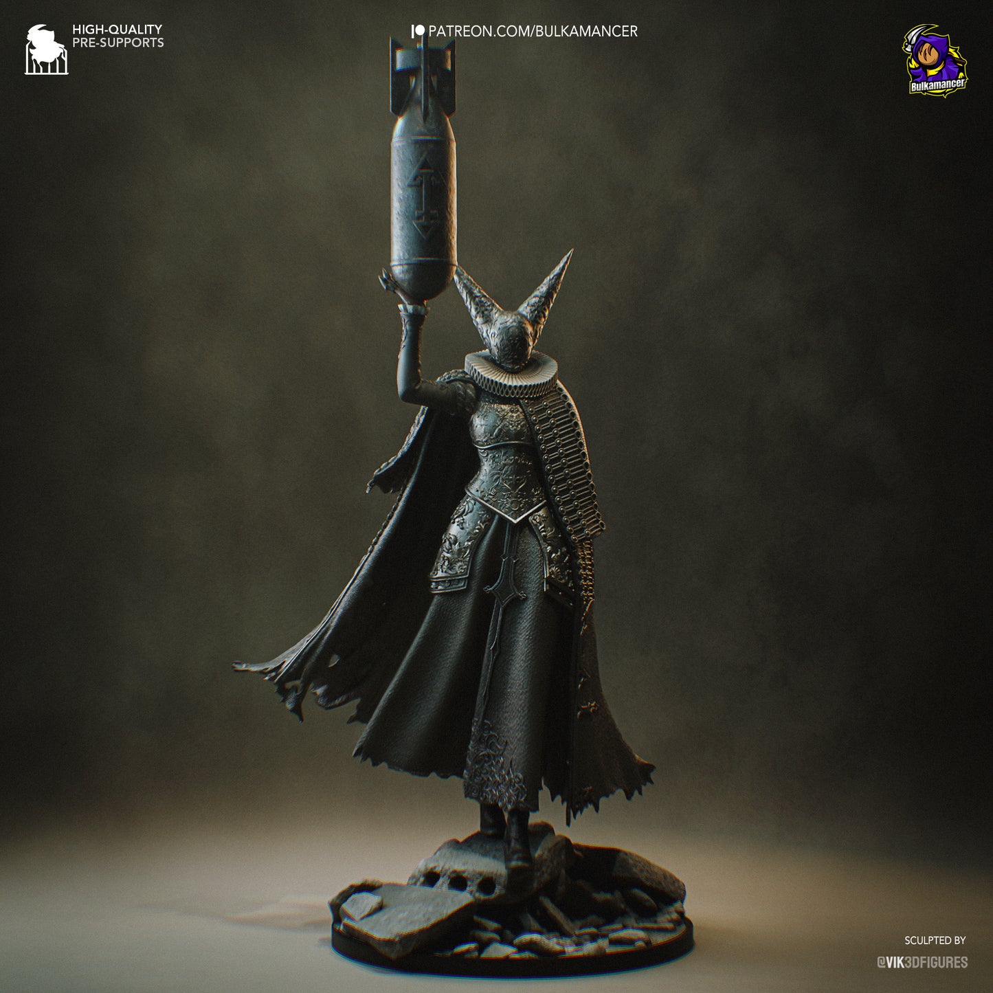 Bulkamancer Sculps Artillery Witch - Trench Crusade