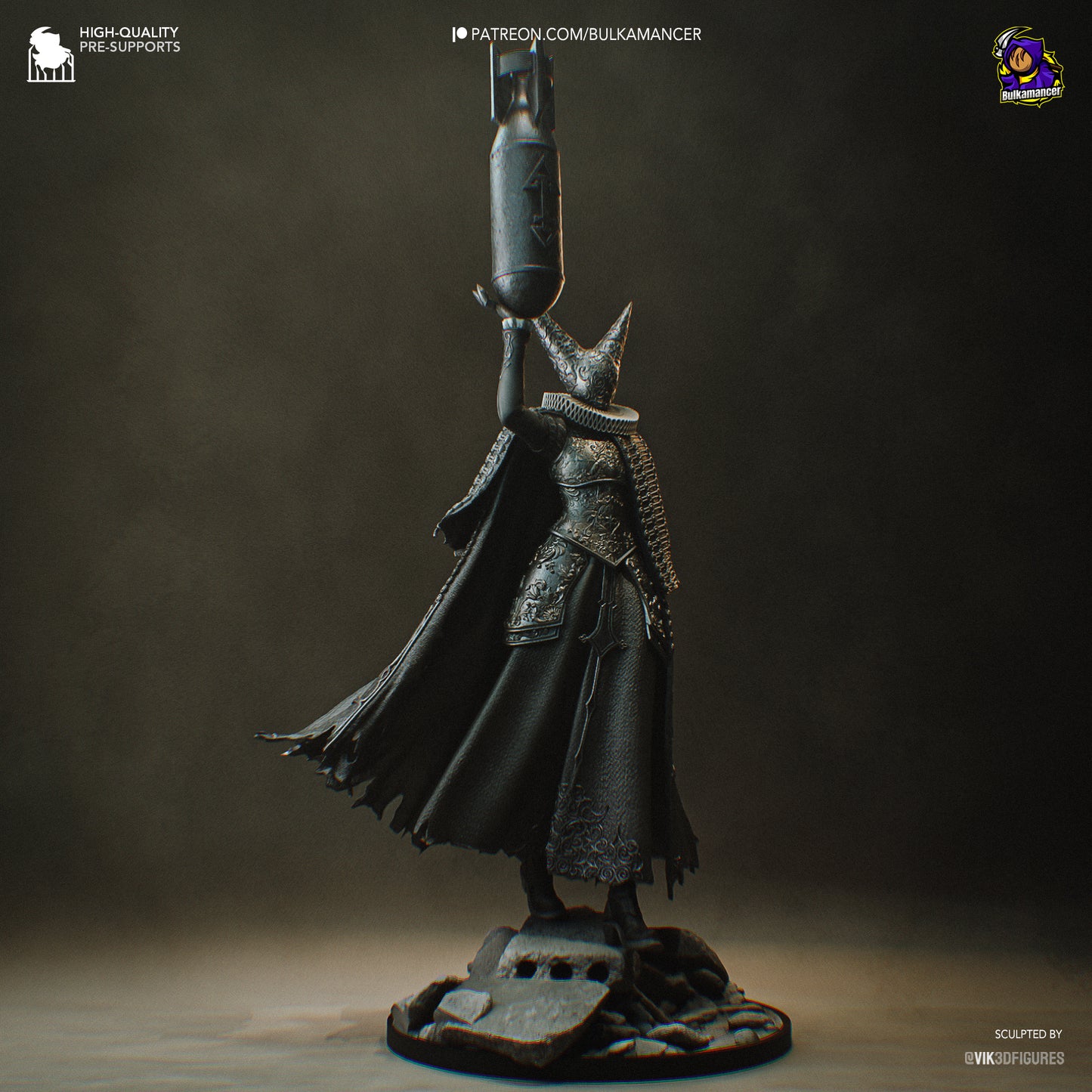 Bulkamancer Sculps Artillery Witch - Trench Crusade