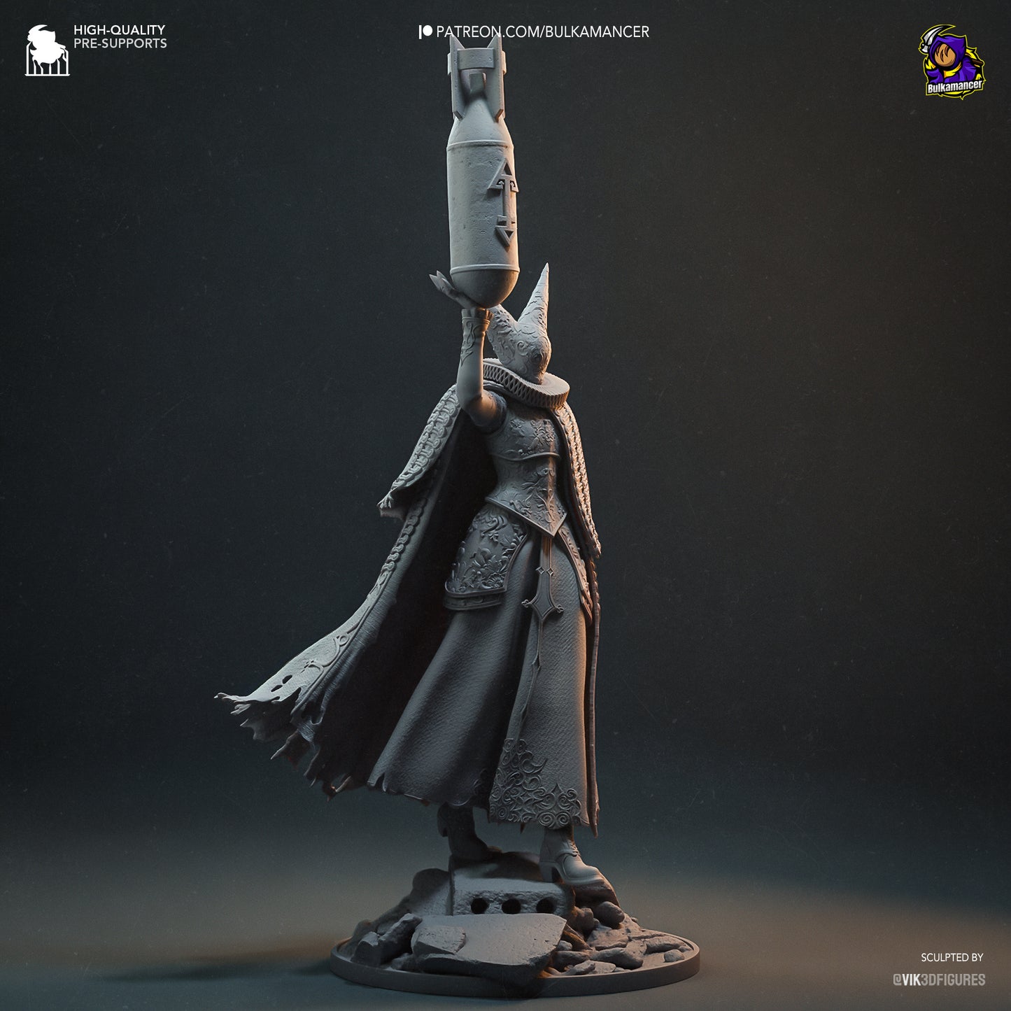 Bulkamancer Sculps Artillery Witch - Trench Crusade