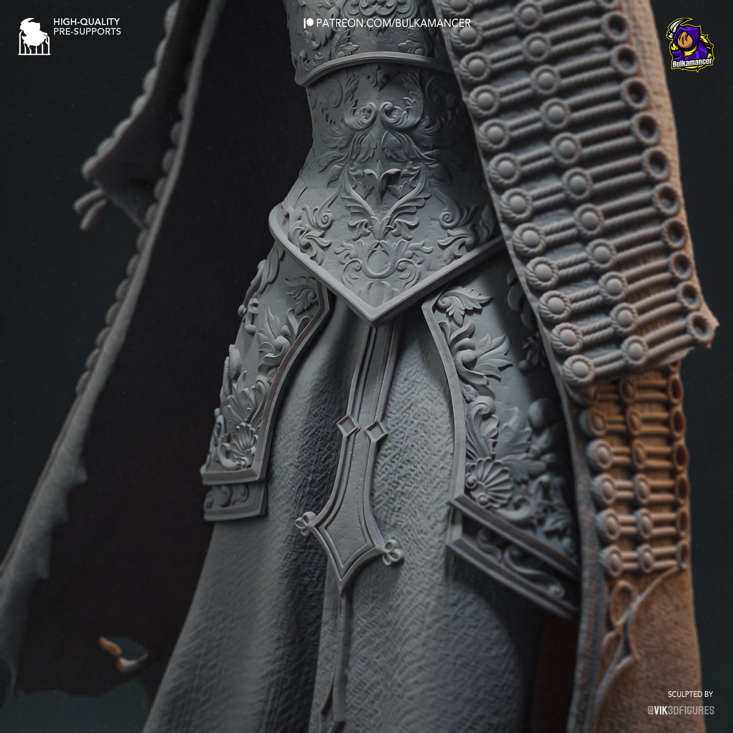 Bulkamancer Sculps Artillery Witch - Trench Crusade