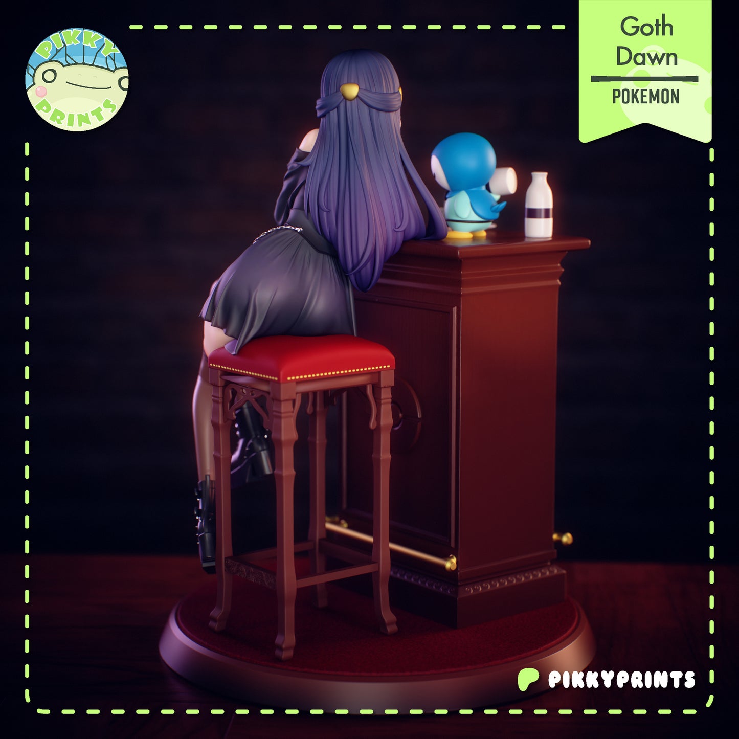 Pikky Prints Goth Dawn