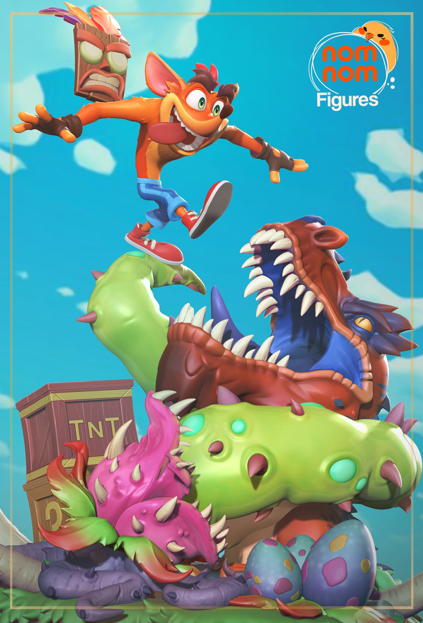 Nomnom Figures Crash - Crash Bandicoot