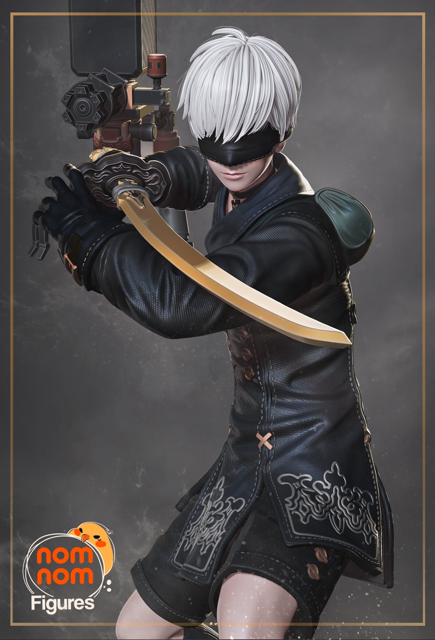 Nomnom Figures 9S - NieR Automata