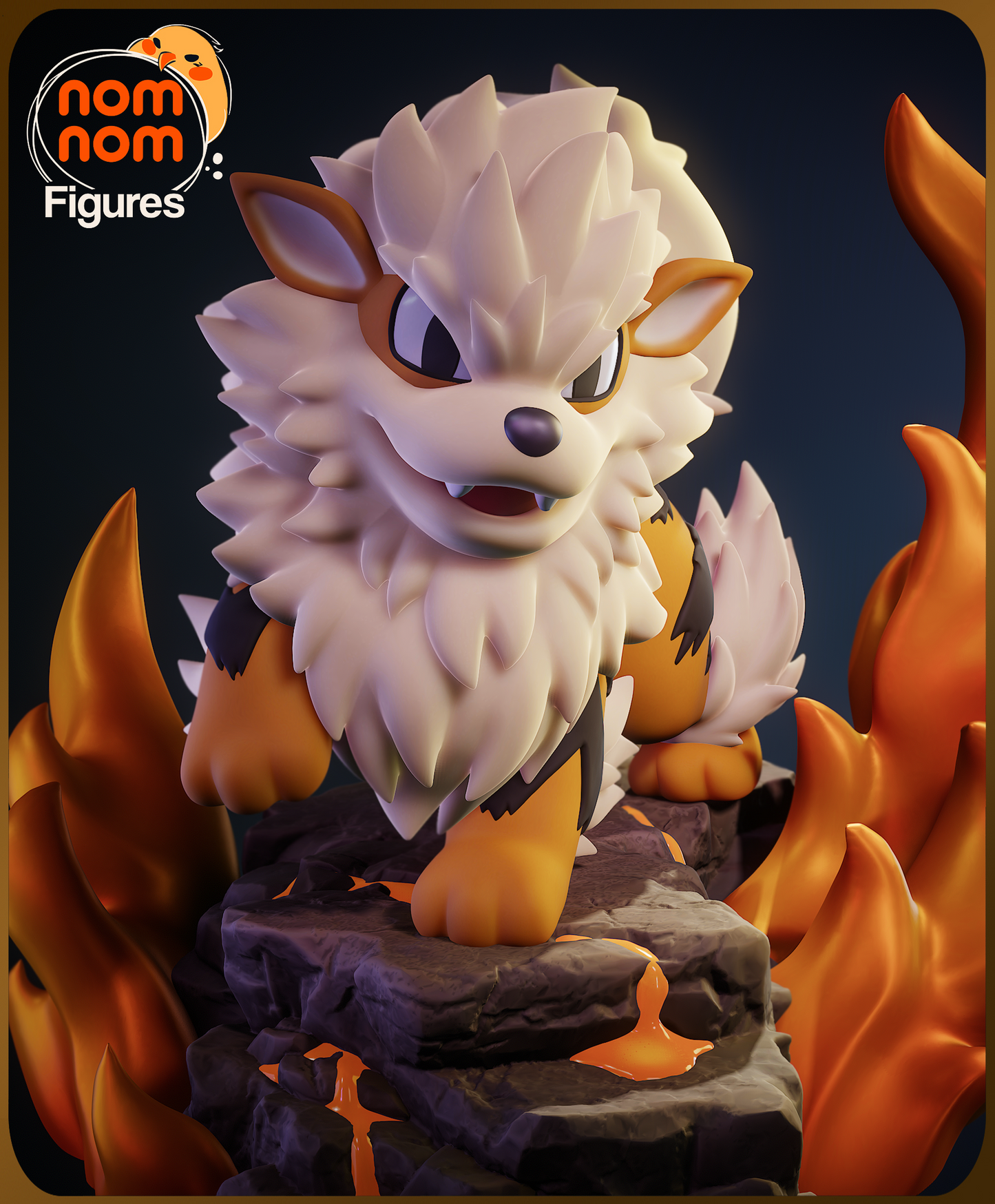 Nomnom Figures Chibi Arcanine - Pokemon
