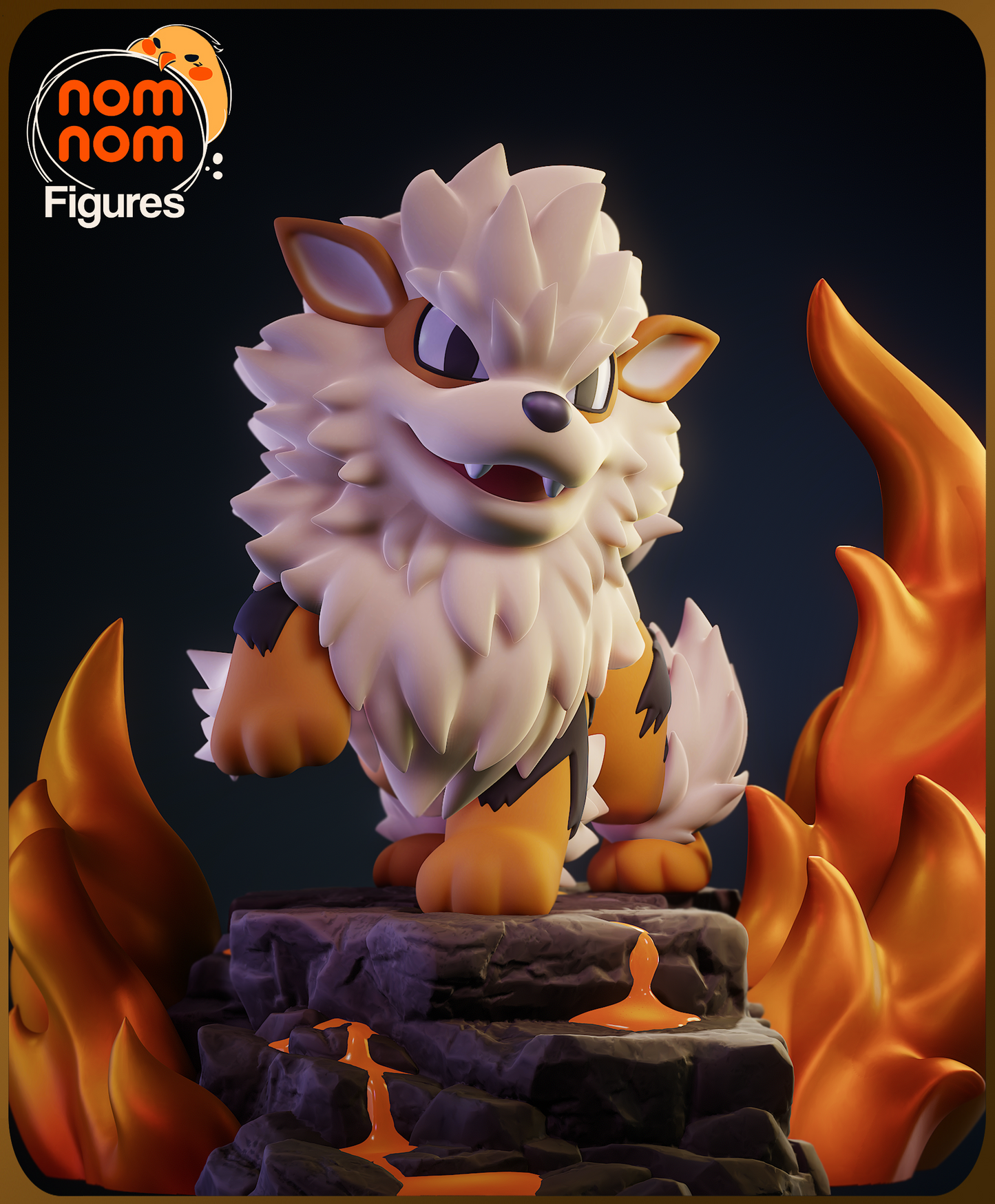 Nomnom Figures Chibi Arcanine - Pokemon