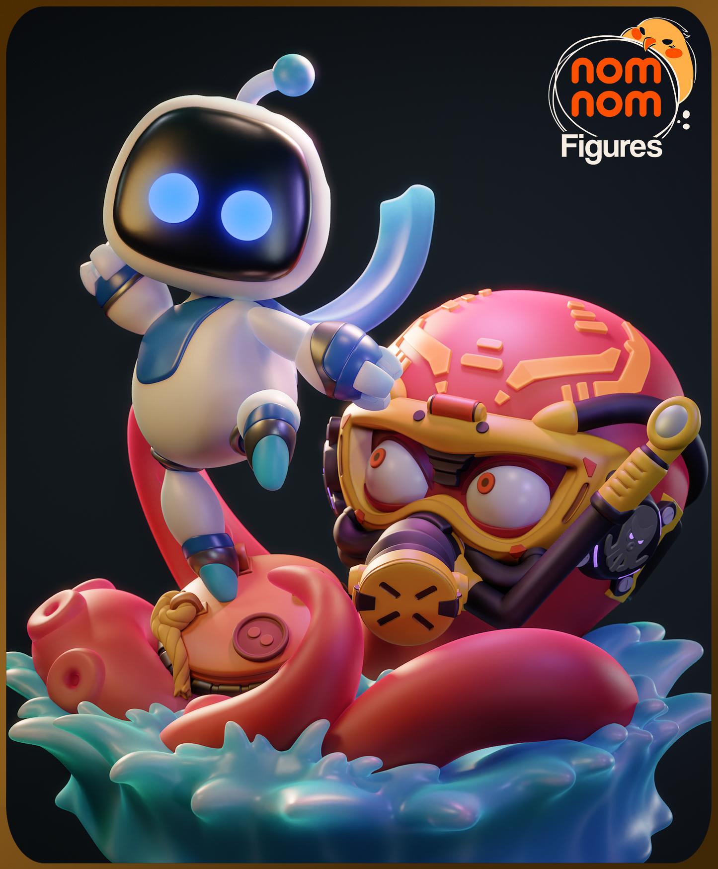 Nomnom Figures Chibi Astrobot - Astrobot