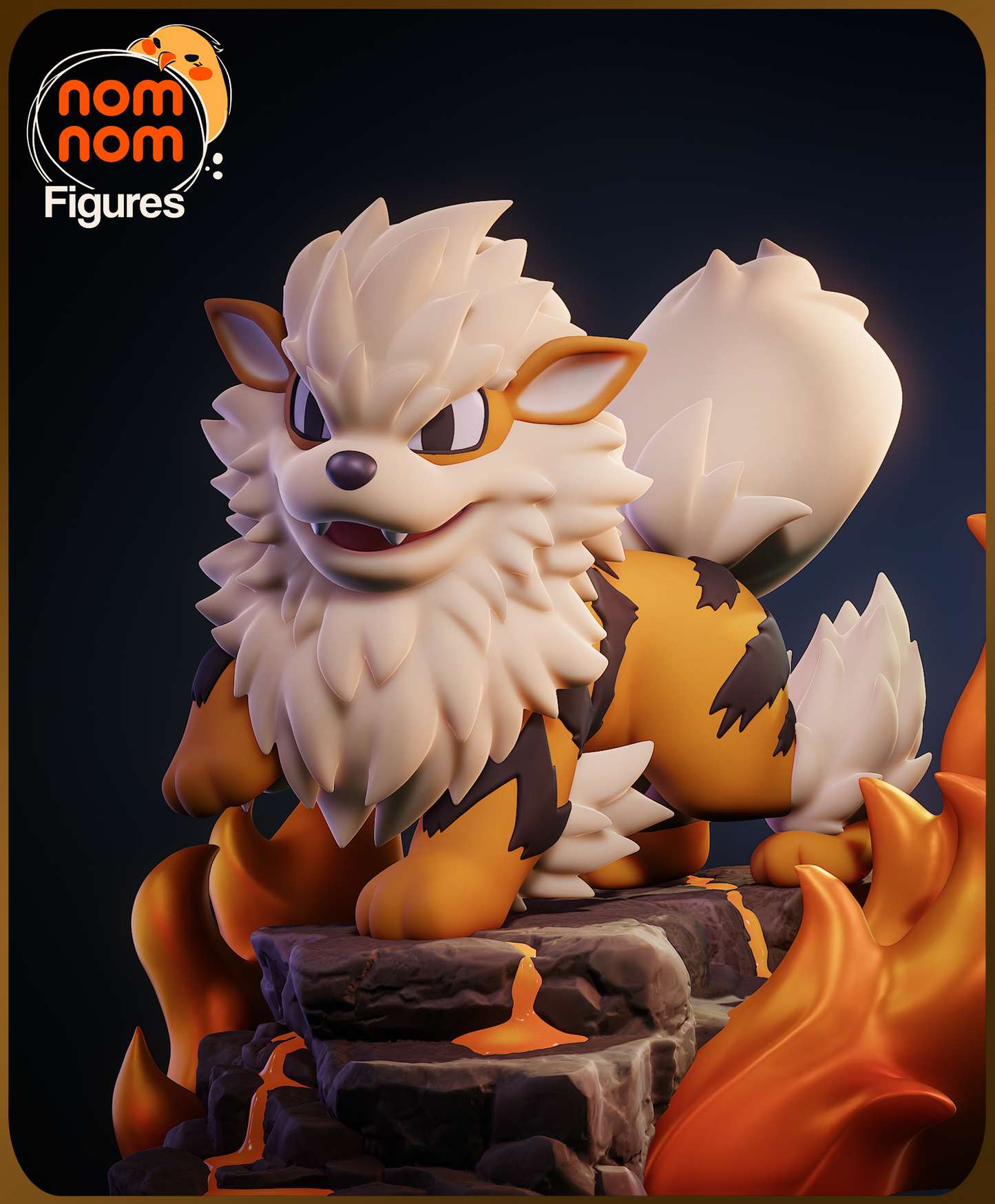 Nomnom Figures Chibi Arcanine - Pokemon