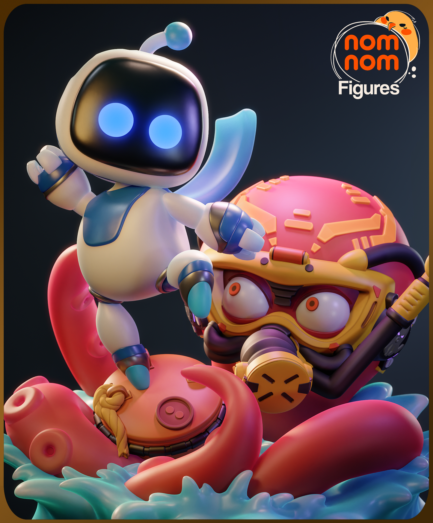 Nomnom Figures Chibi Astrobot - Astrobot