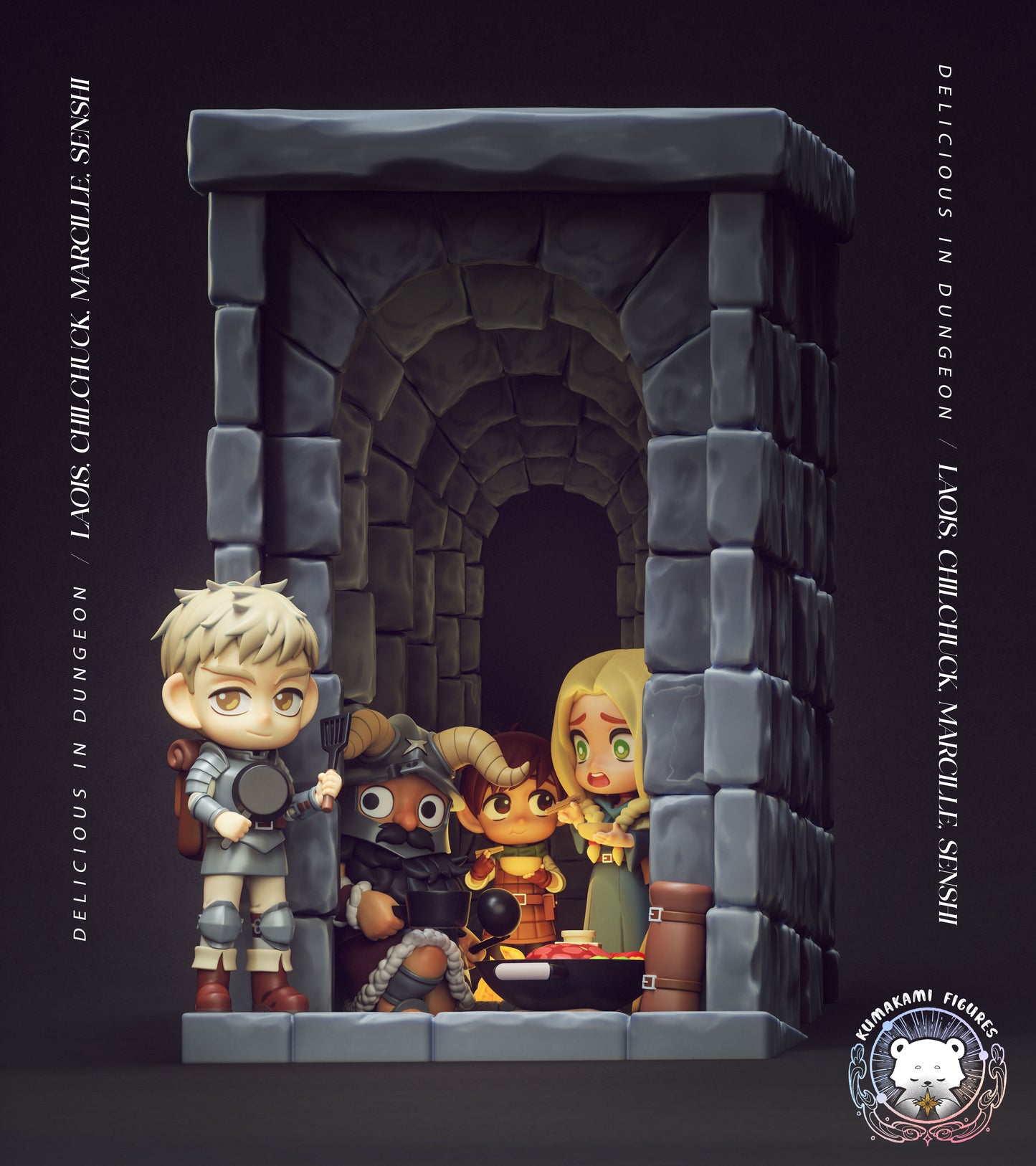 Kumakami Figures Dungeon Meshi Chibis