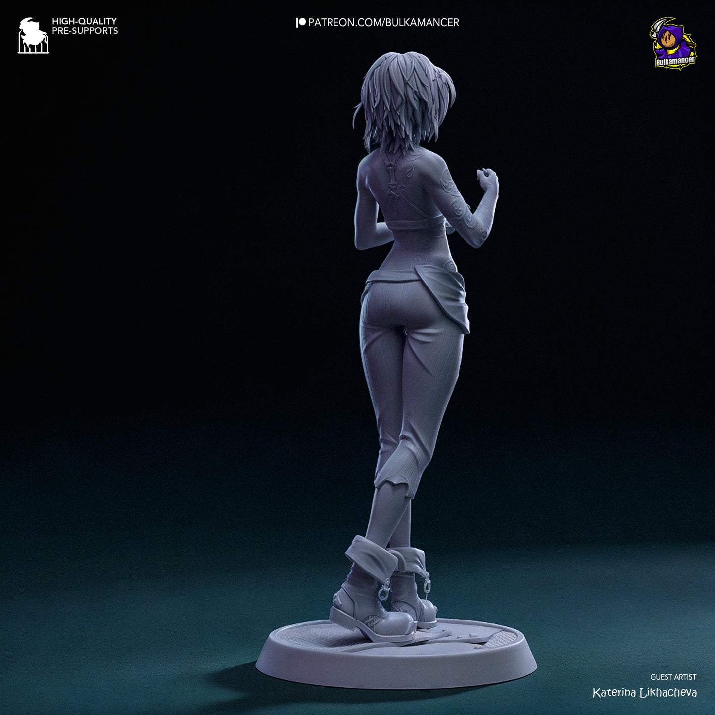 Bulkamancer Sculps Broken Jinx - Arcane League of Legends