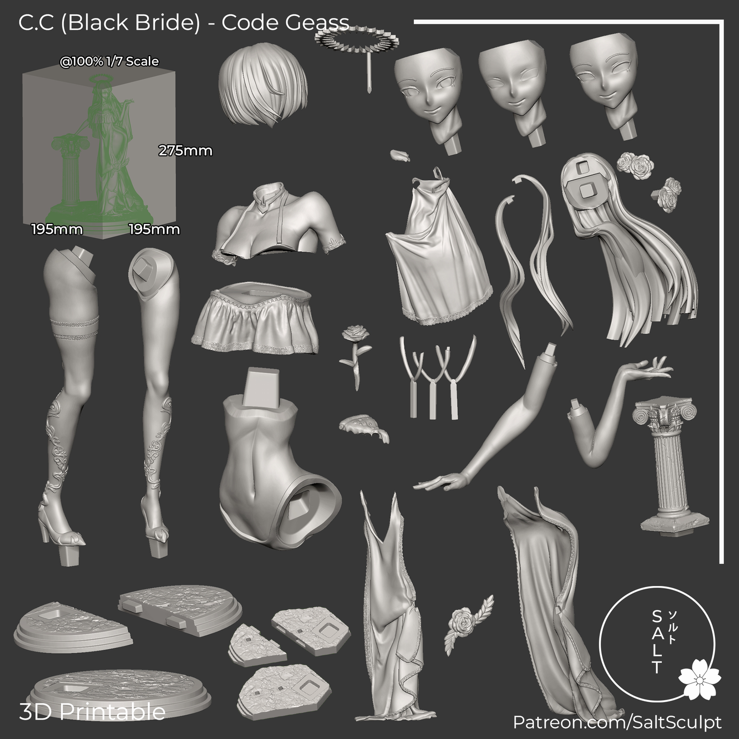 SaltSculpt CC (Black Bride) - Code Geass