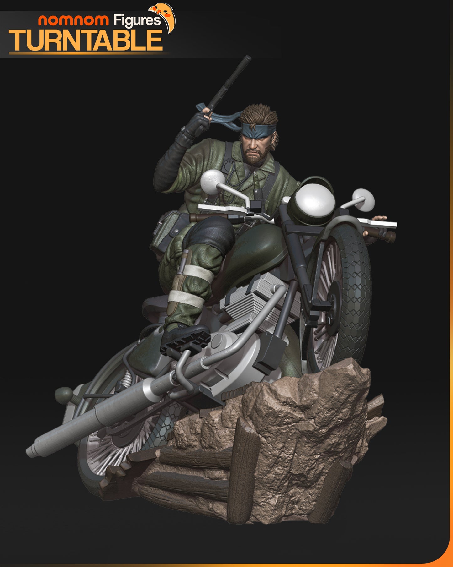 Nomnom Figures Naked Snake - Metal Gear Snake Eater