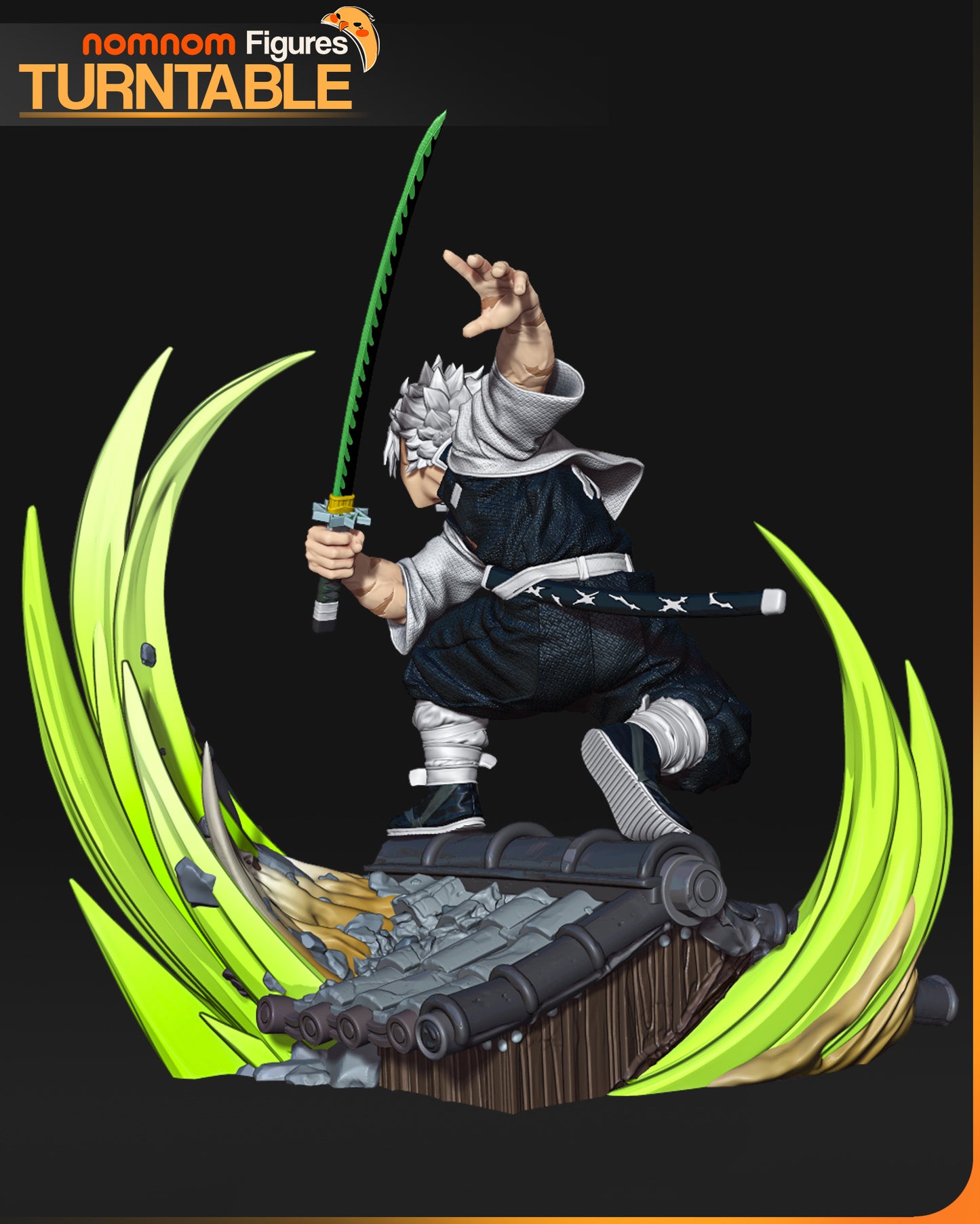Nomnom Figures Sanemi - Demon Slayer