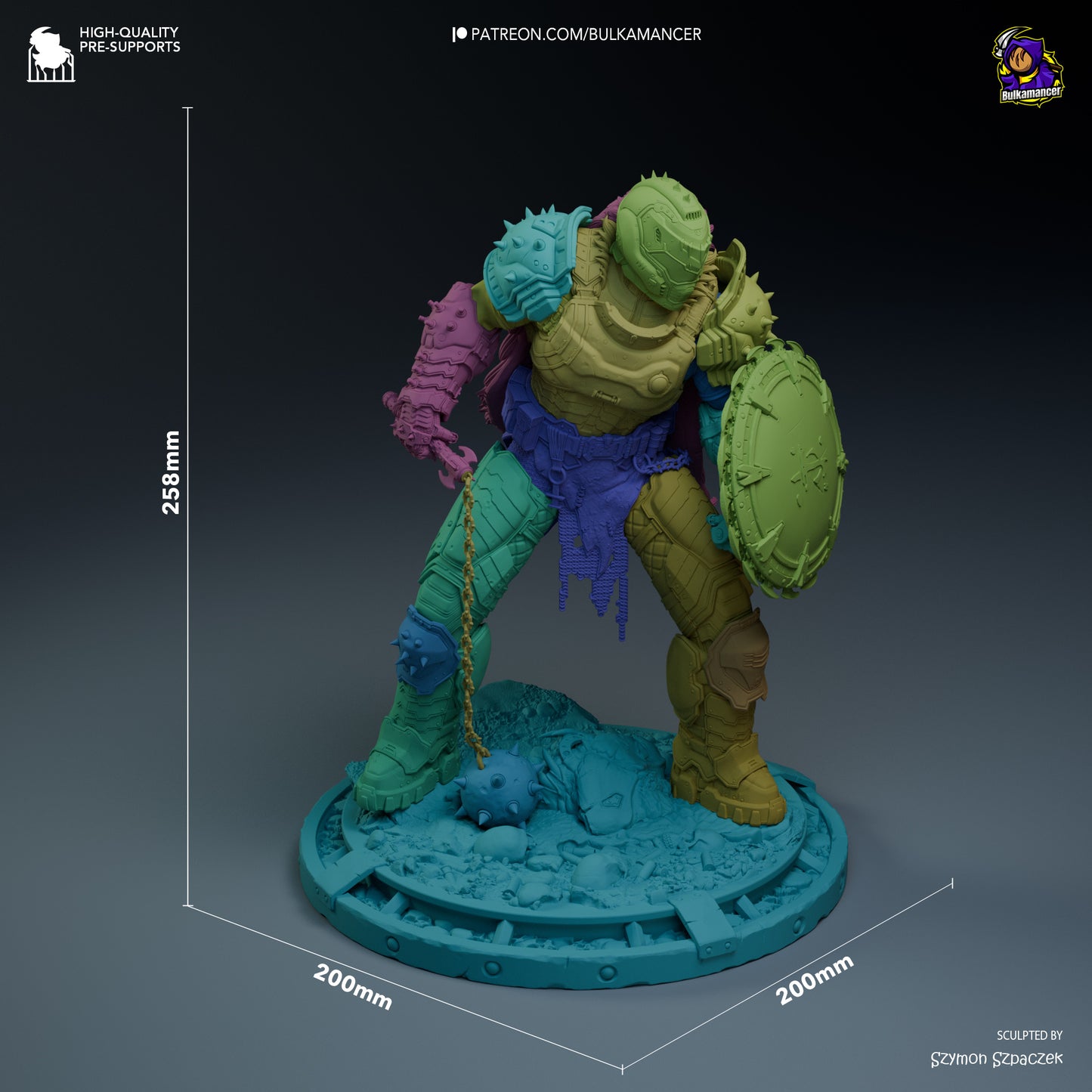 Bulkamancer Sculps Doom Slayer - Doom: Dark Ages