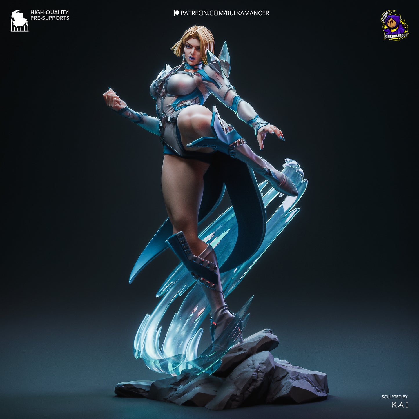 Bulkamancer Sculps Emma Frost - Marvel Rivals