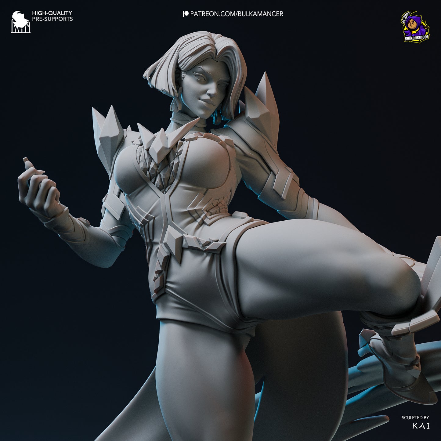 Bulkamancer Sculps Emma Frost - Marvel Rivals