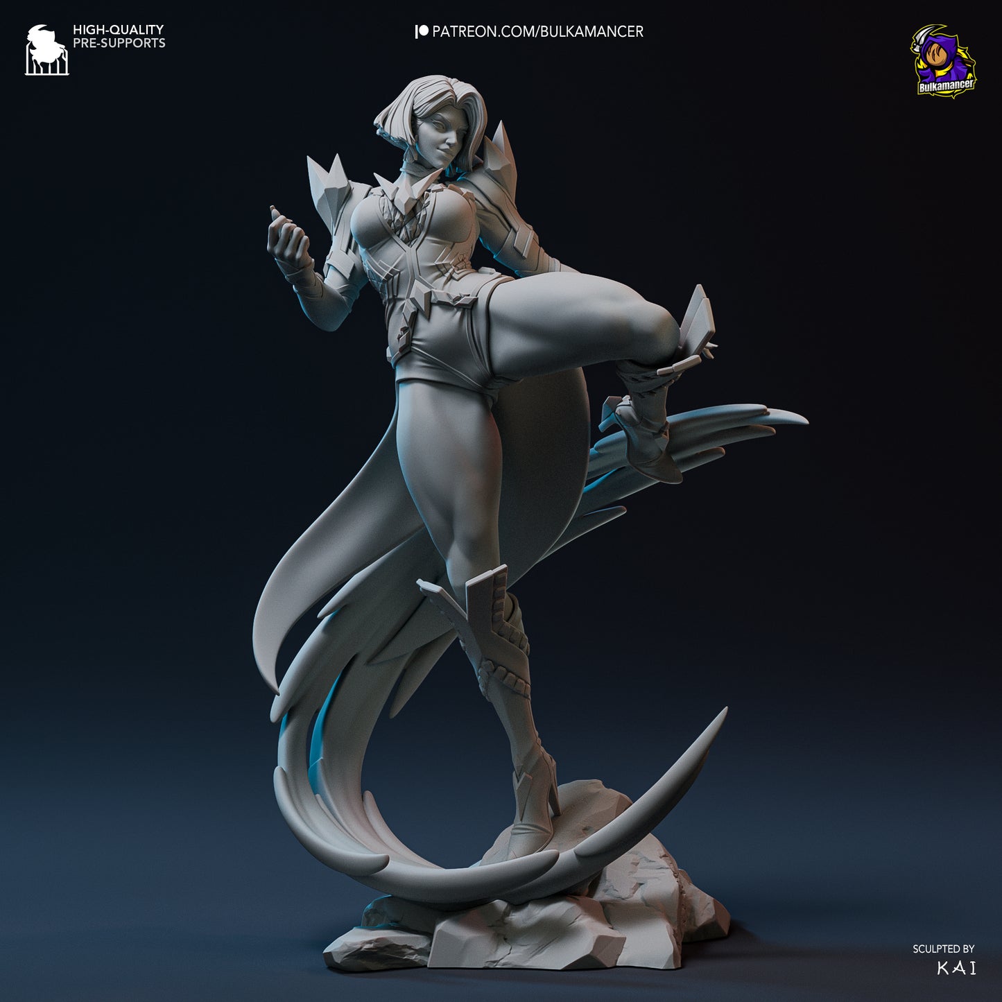 Bulkamancer Sculps Emma Frost - Marvel Rivals