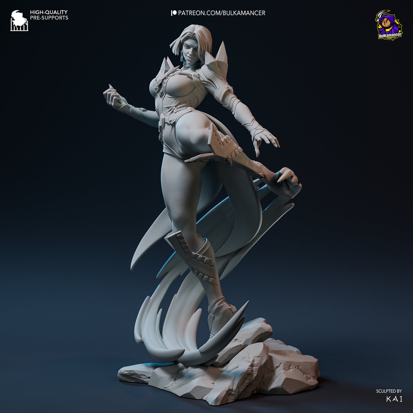 Bulkamancer Sculps Emma Frost - Marvel Rivals
