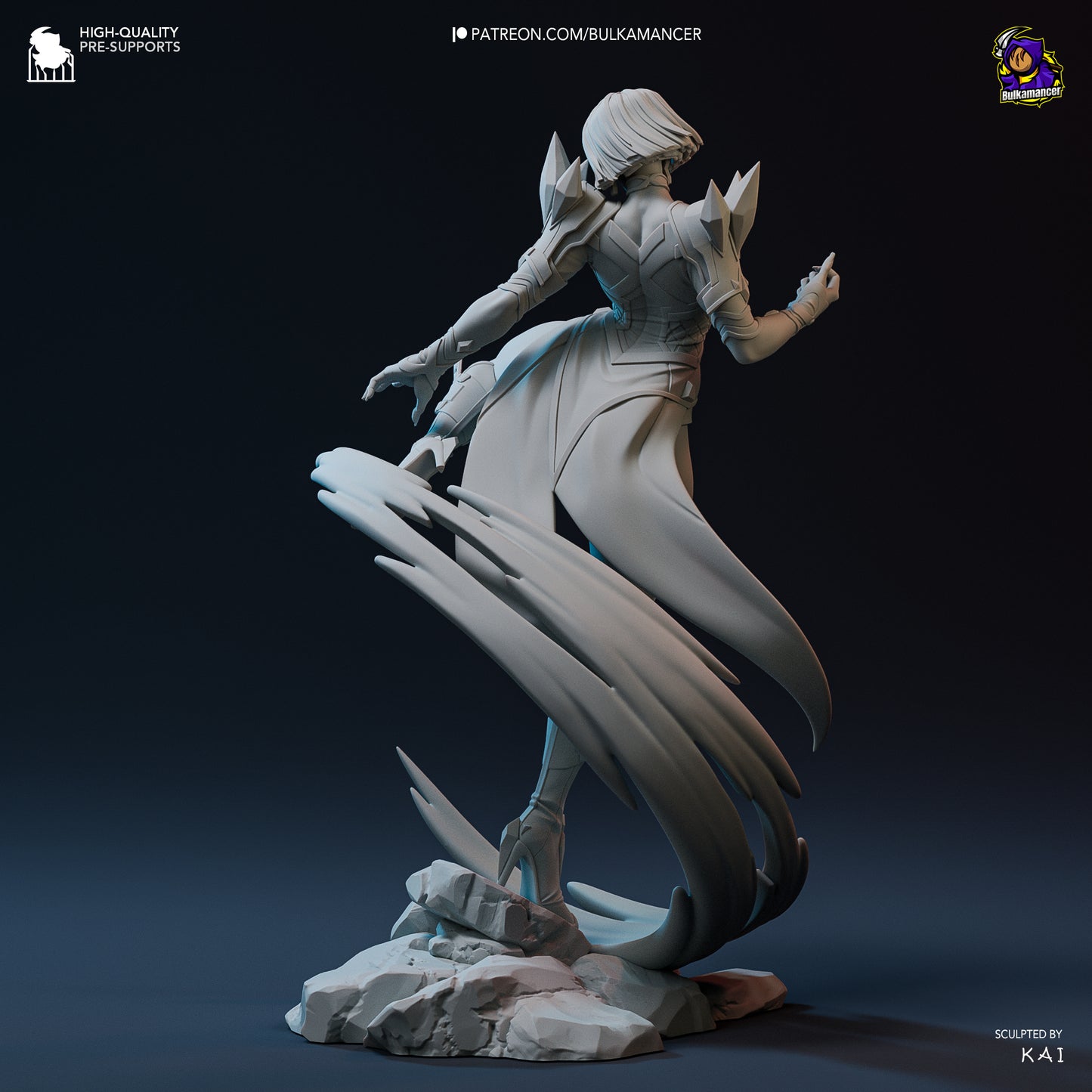 Bulkamancer Sculps Emma Frost - Marvel Rivals