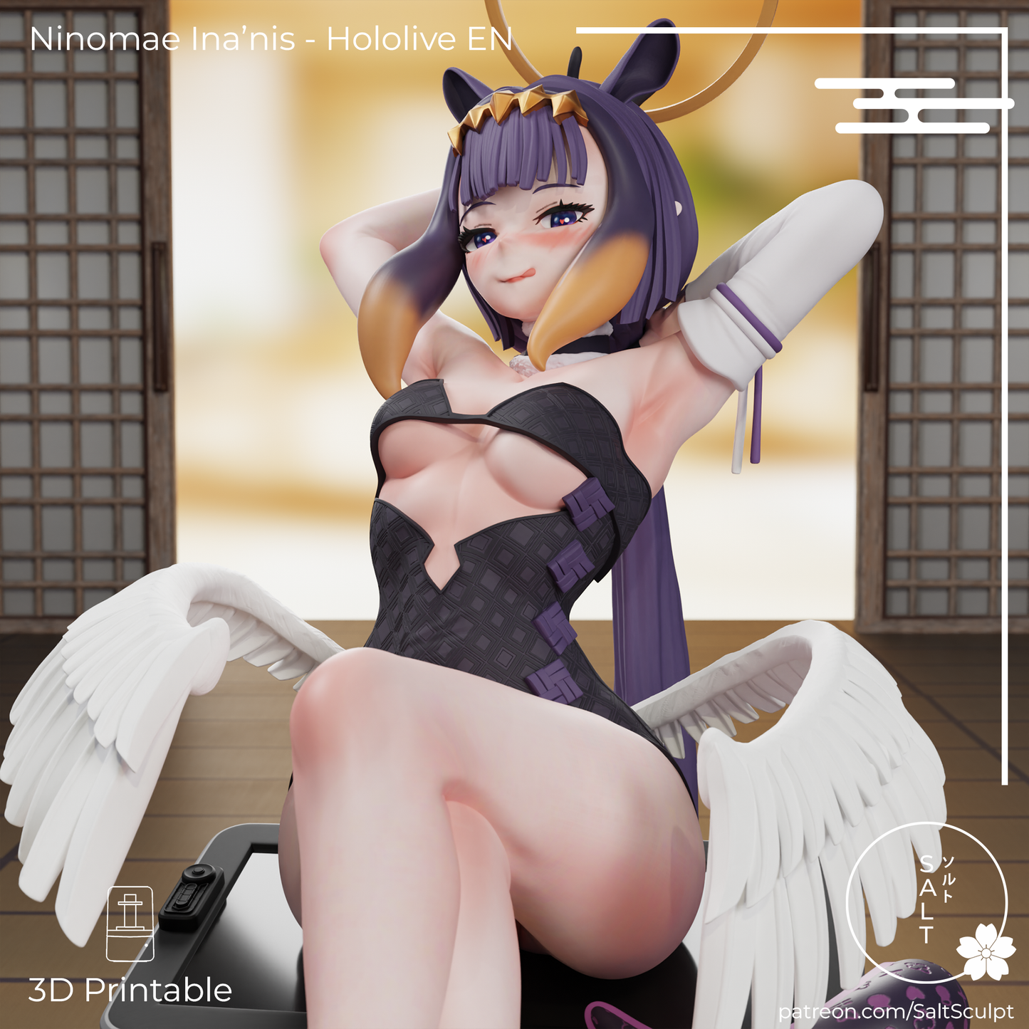 SaltSculpt Ninomae Ina'nis - Hololive Myth