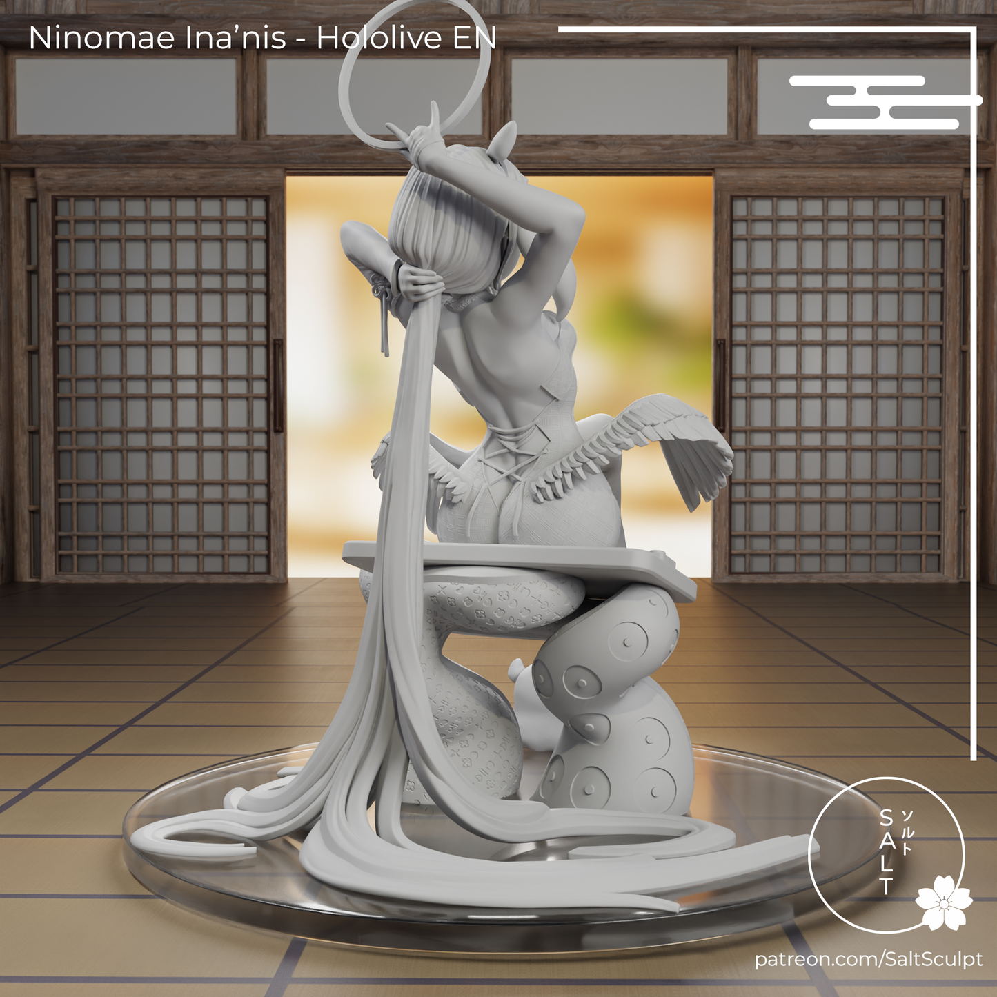 SaltSculpt Ninomae Ina'nis - Hololive Myth
