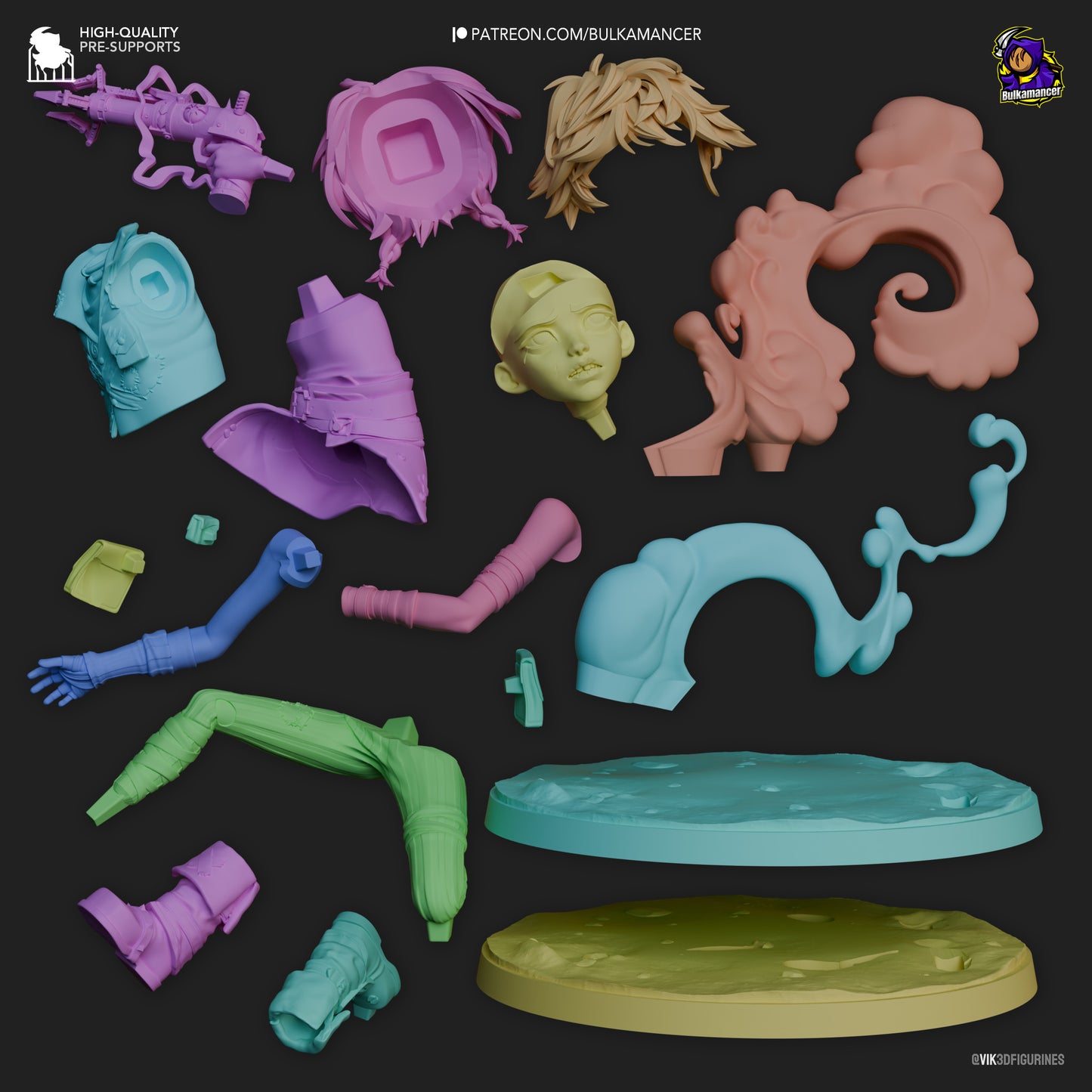 Bulkamancer Sculps Isha - Arcane League of Legends